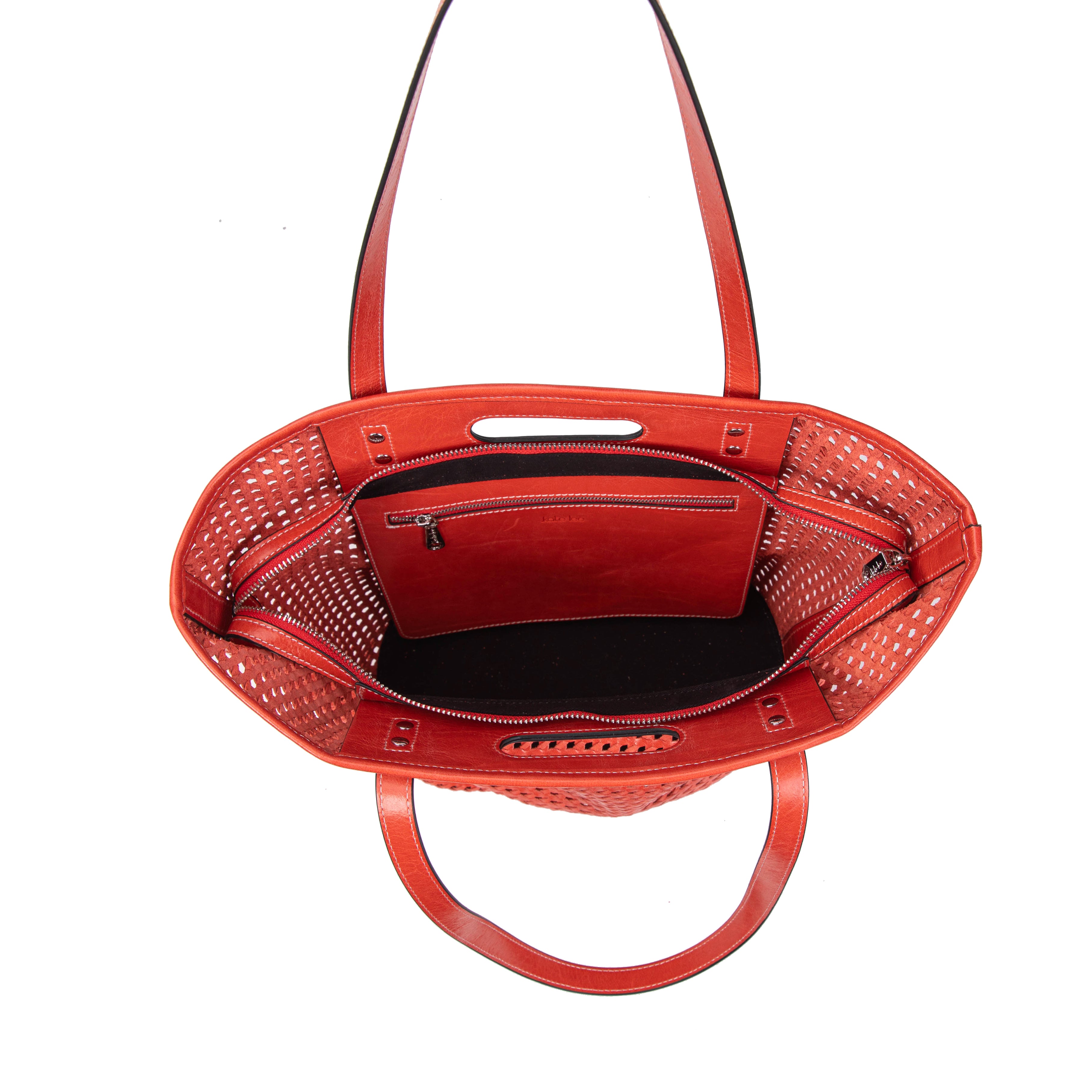 kate-lee-cabas-ofine-sac-cabas-cuir-feu-tress image 3