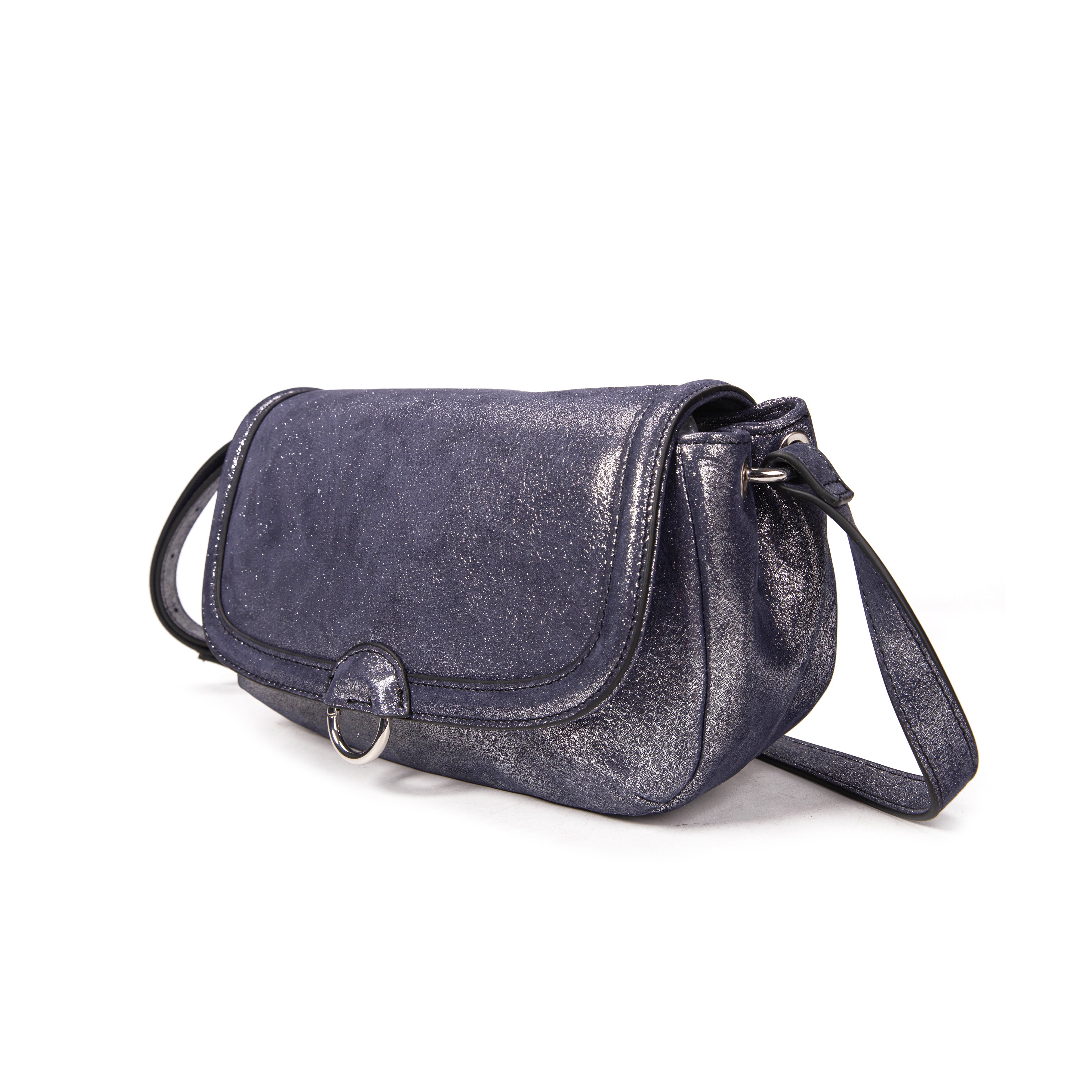 kate-lee-new-ully-glitter-sac-bandouli-re-cuir-noir image 2