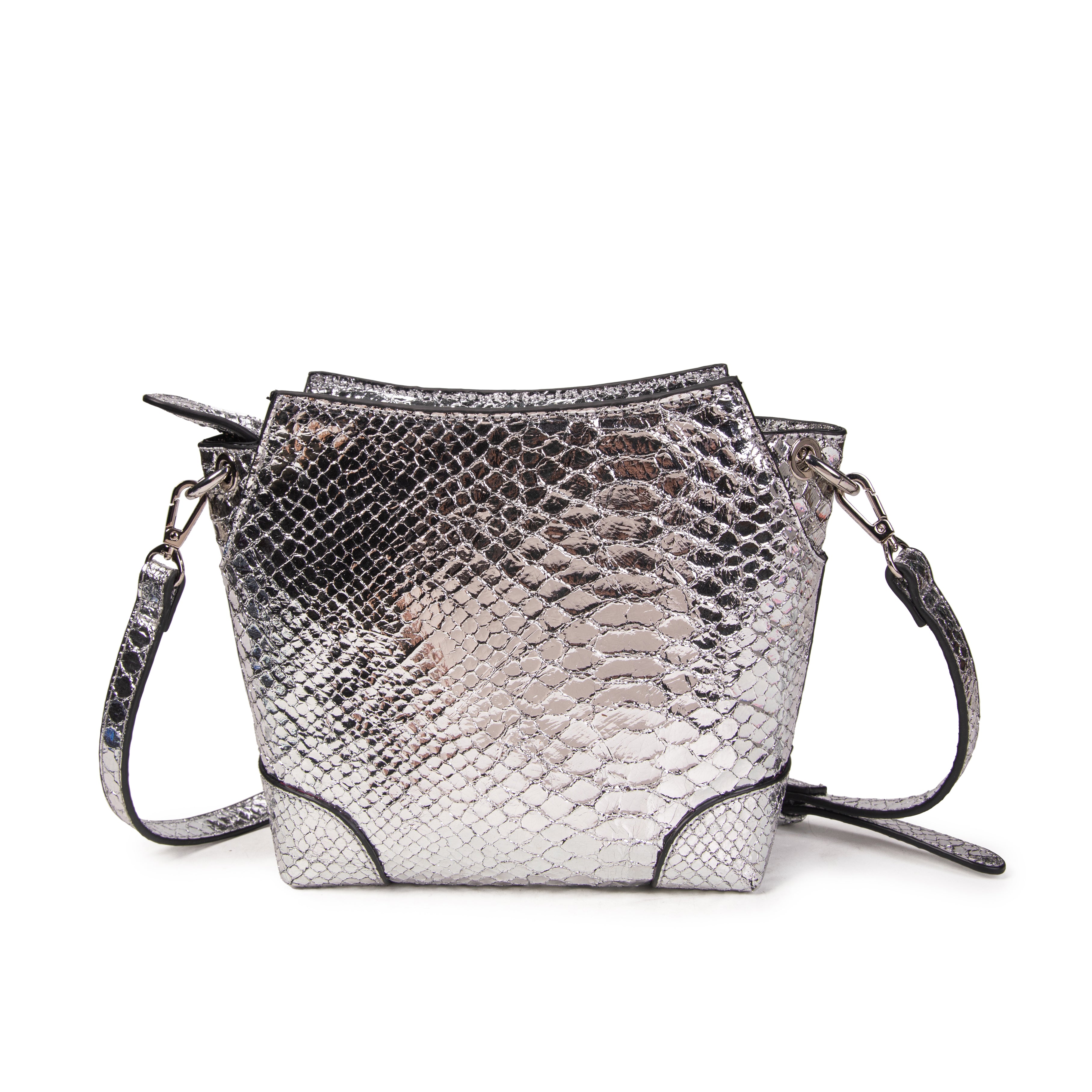 kate-lee-bonbon-sac-bandouli-re-argent-vachette-serpent image 4