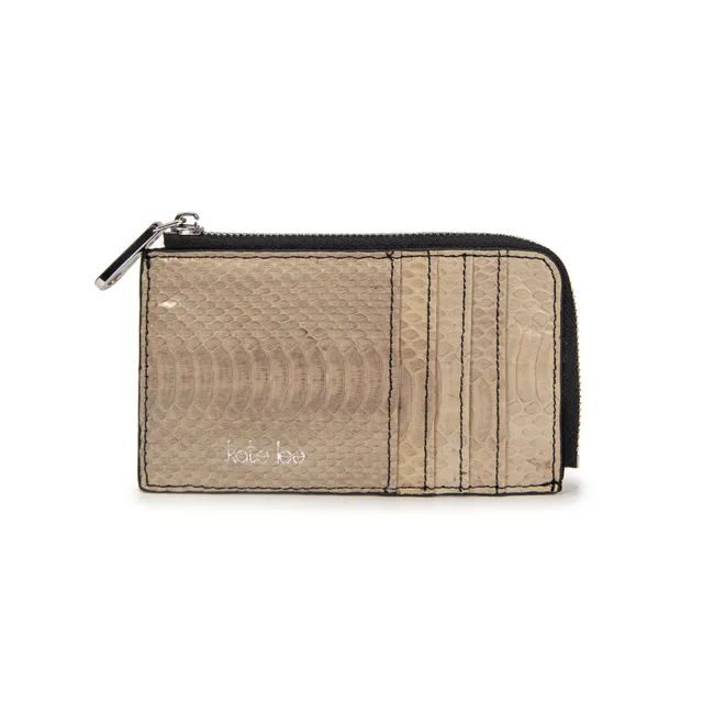 kate-lee-alo-sa-se-portefeuille-cuir-beige-serpent image 1