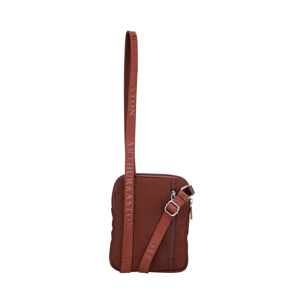 arthur-et-aston-jim-body-bag-extra-plat-marron-polyester image 3