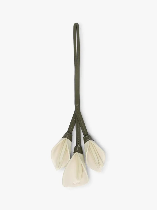 calpak-colette-calla-lily-breloque-sac-c-ladon-fleur-similicuir image 1