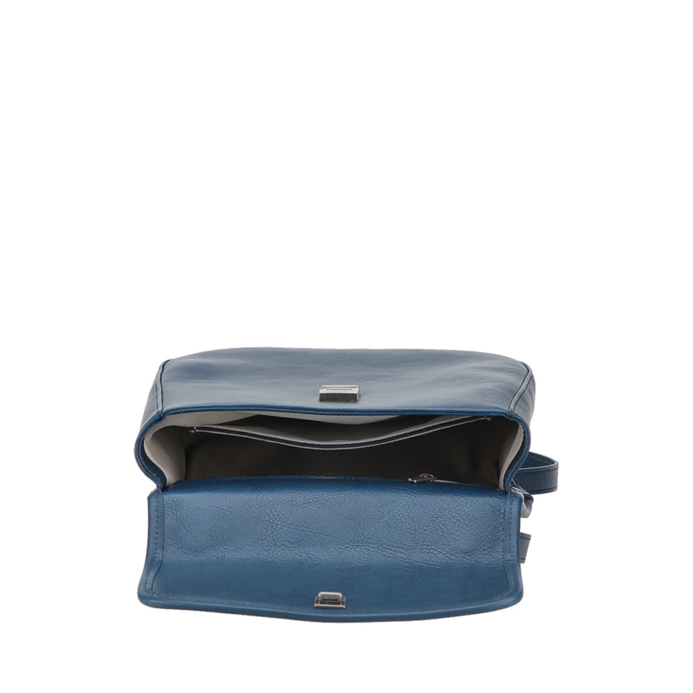 arthur-et-aston-edith-sac-main-cuir-bleu-rabat-femme image 4