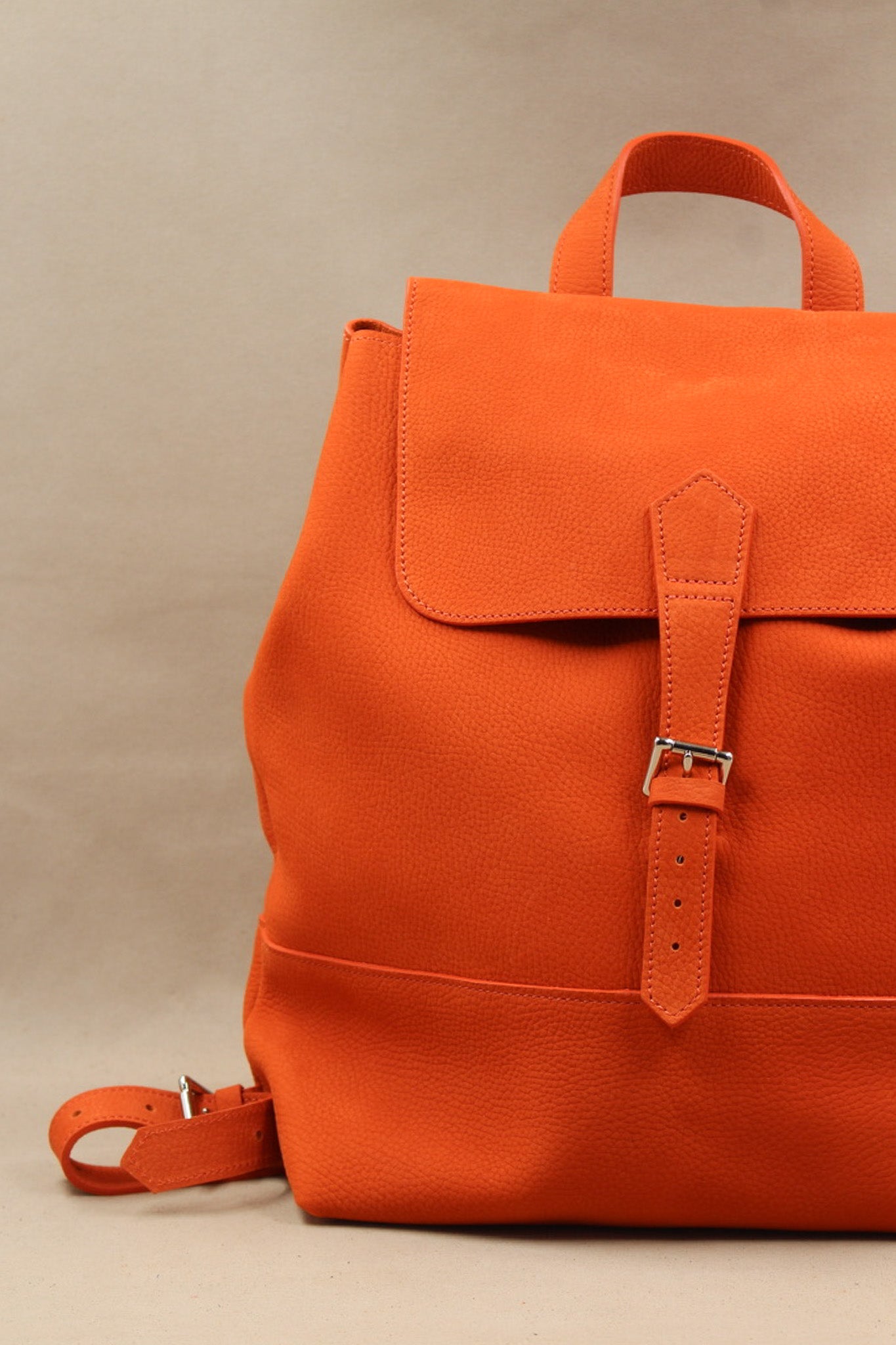 charles-et-charlus-marcel-sac-cuir-nubuck-orange-34-cm image 4