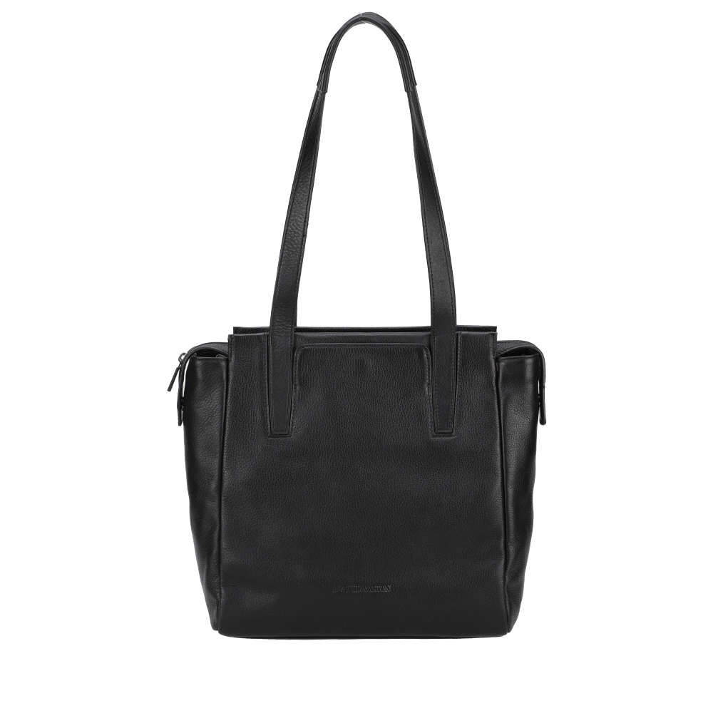 arthur-et-aston-l-on-m-sac-paule-cuir-noir image 1