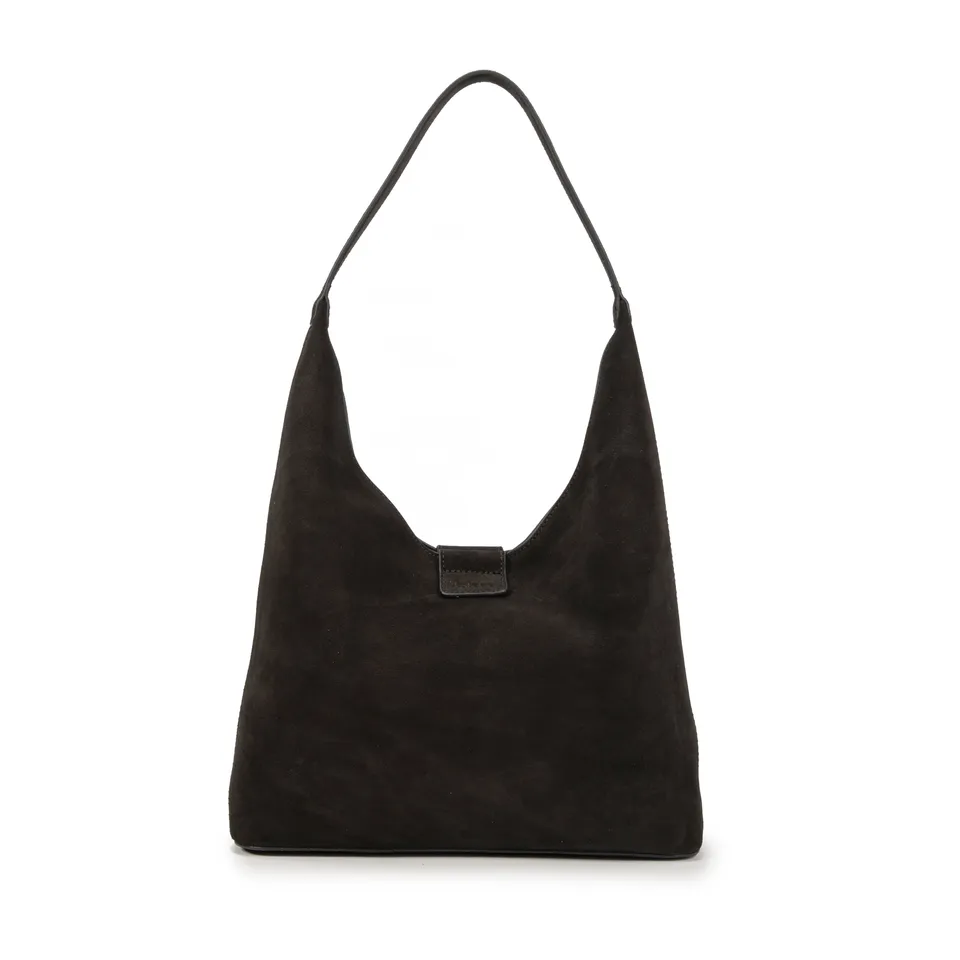 kate-lee-m-lune-sac-cabas-cuir-chocolat-vachette-velours image 1