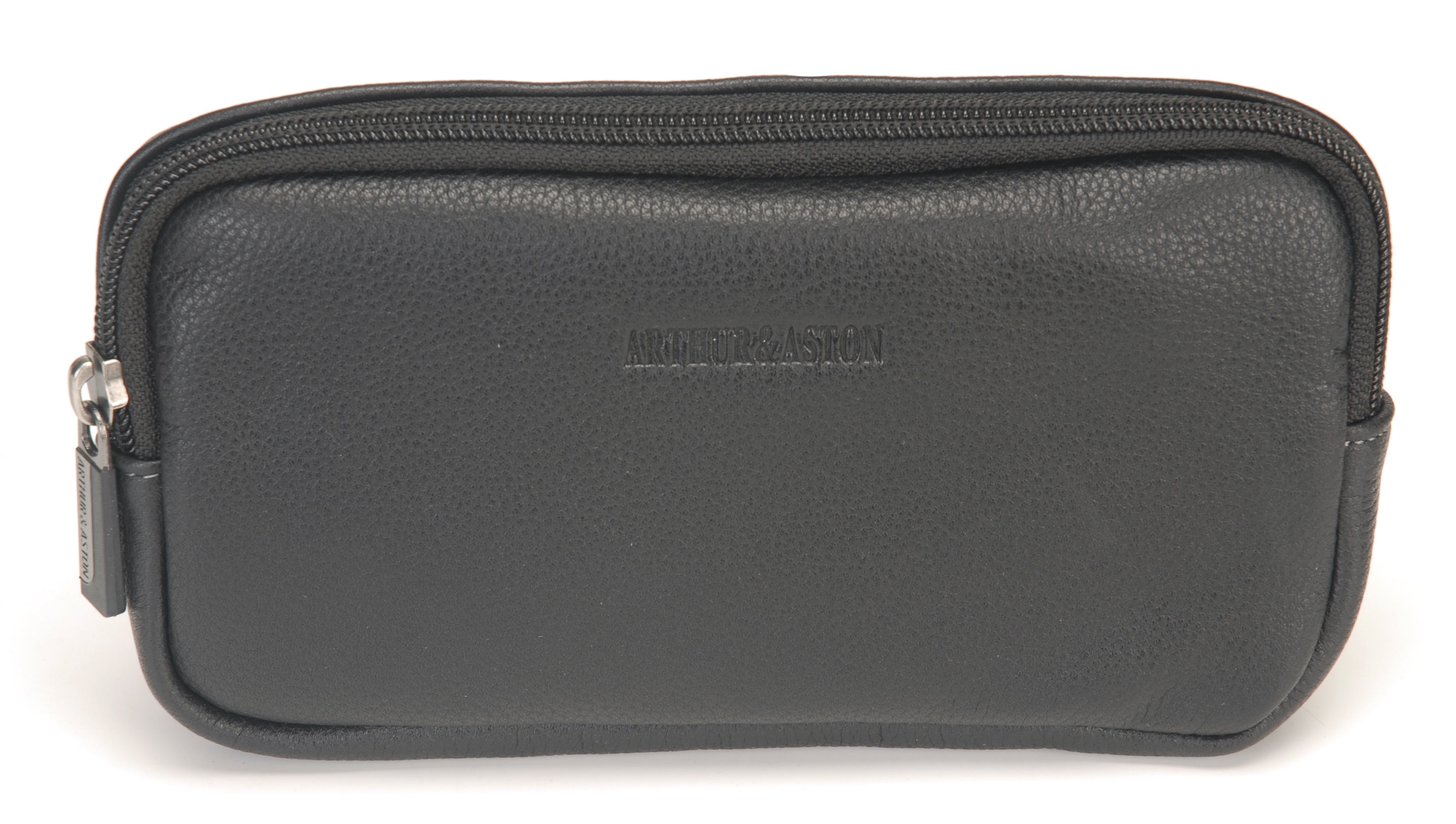 arthur-et-aston-dorian-pochette-ceinture-cuir-noir image 1