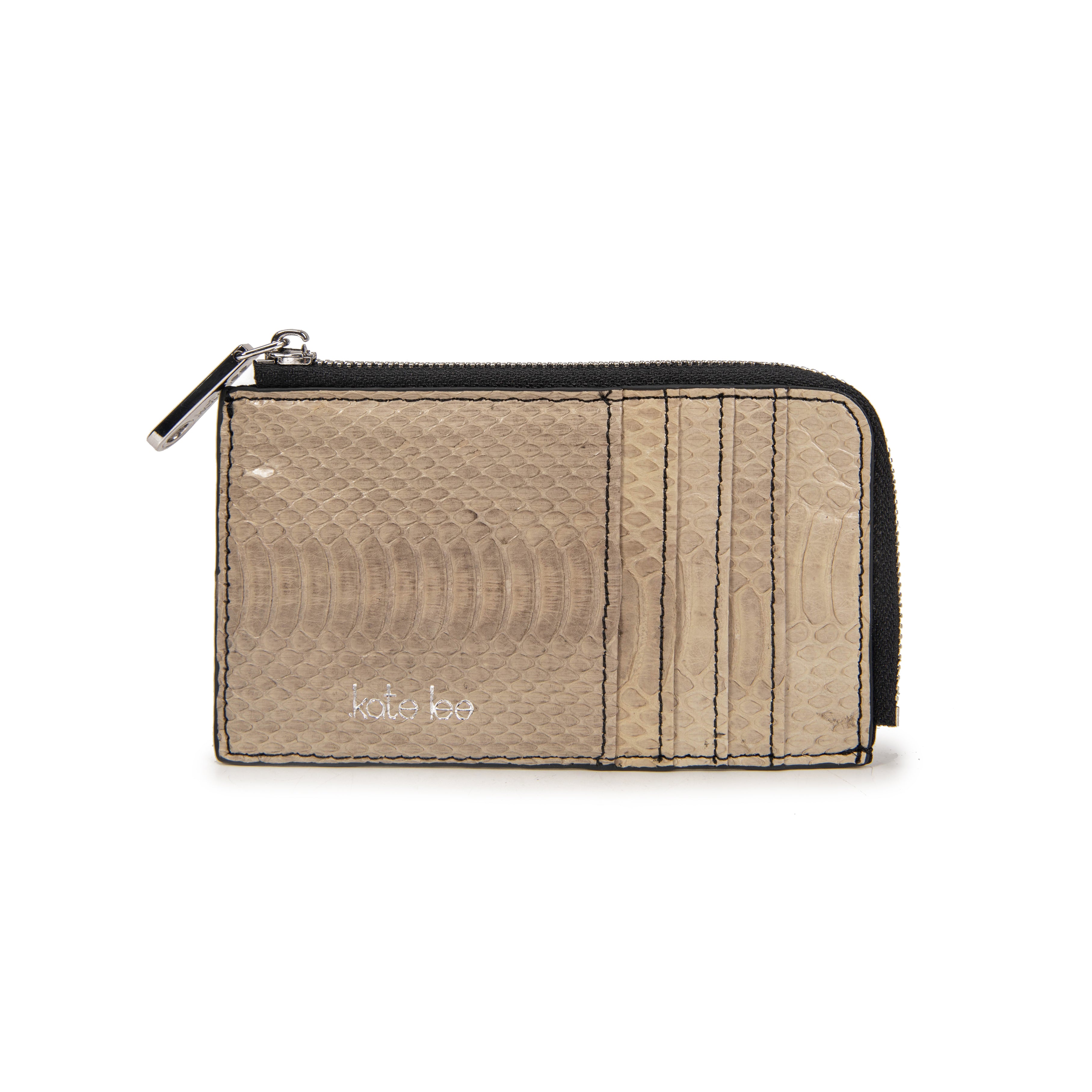 kate-lee-alo-sa-se-portefeuille-cuir-beige-serpent image 1