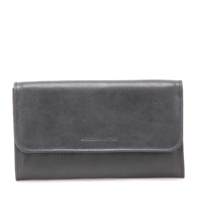 arthur-et-aston-rose-compagnon-dos-dos-cuir-huil-noir image 1