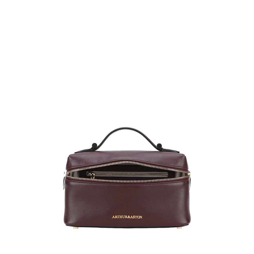 arthur-et-aston-elma-s-sac-vanity-cuir-bordeaux image 4