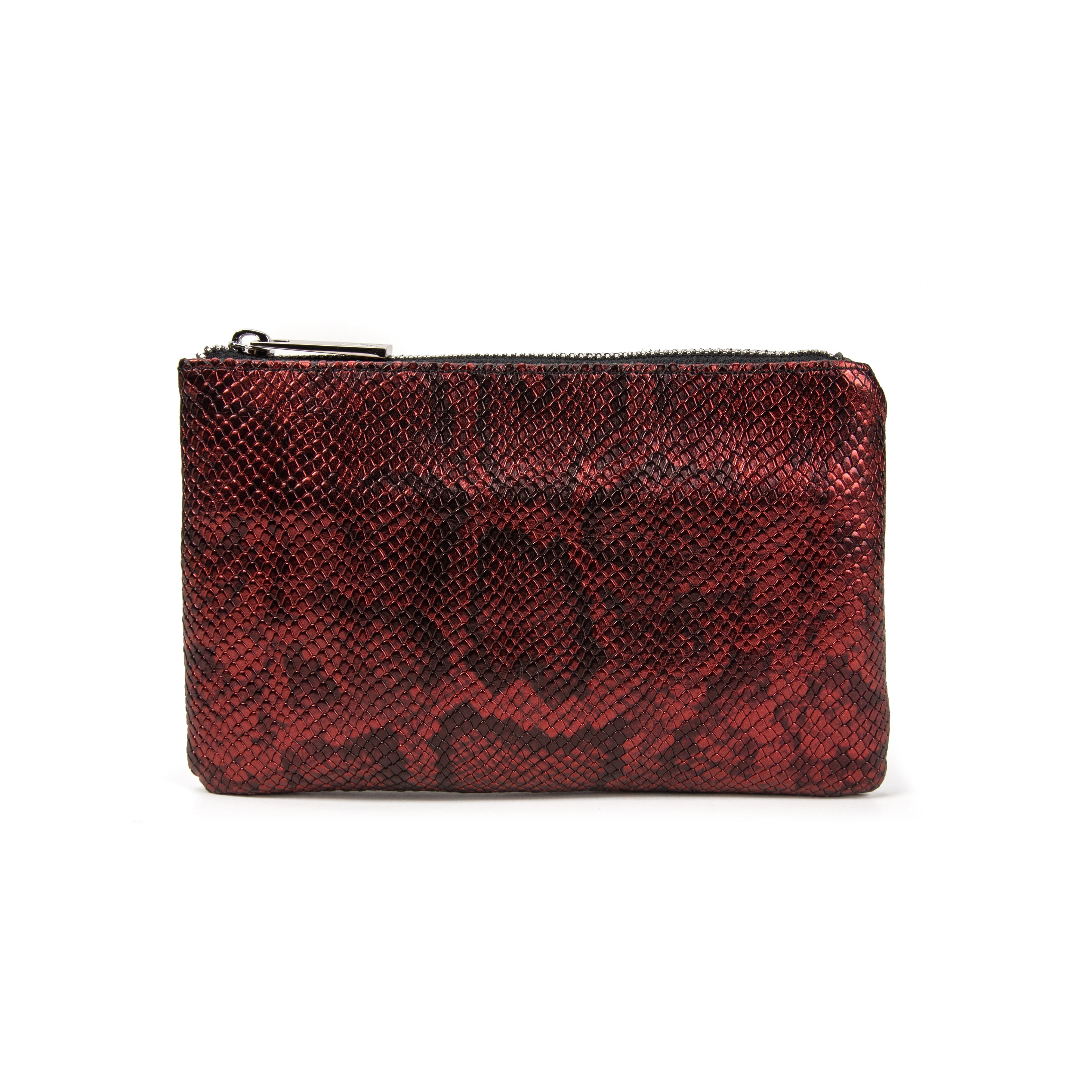 kate-lee-pochette-l-zipp-e-serpent-rouge-vachette image 1