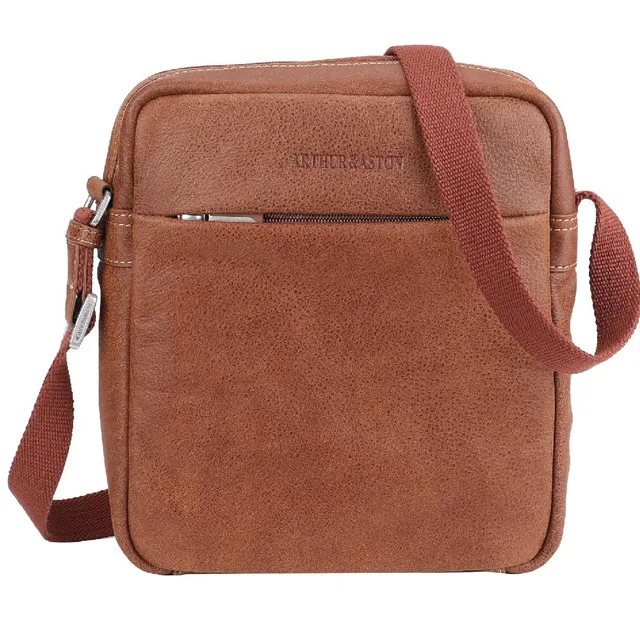 arthur-et-aston-cristiano-sac-travers-cuir-cognac-destroy image 1
