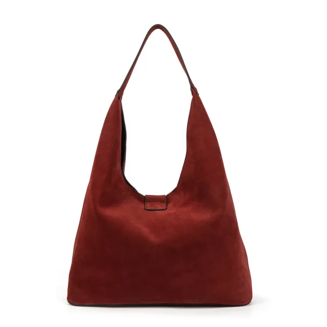 kate-lee-lune-sac-cabas-velours-rouge image 1