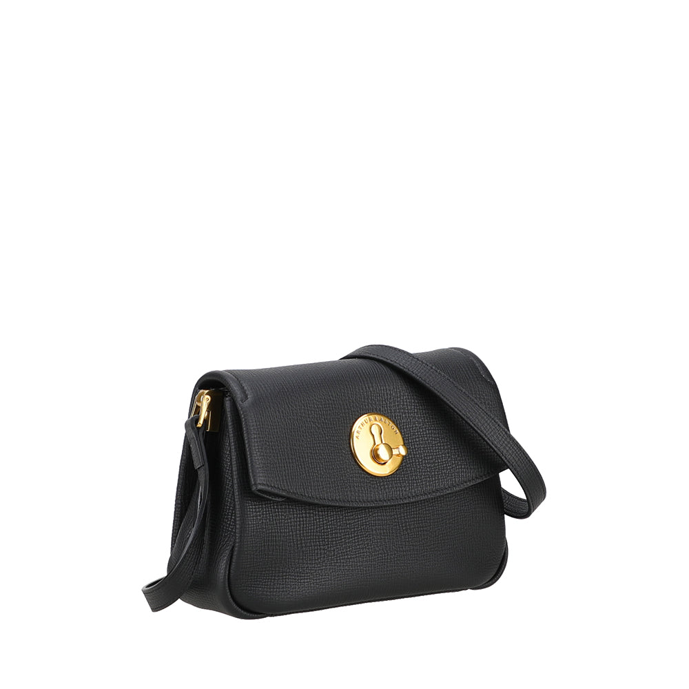 arthur-et-aston-nora-sac-bandouli-re-cuir-noir-femme image 2