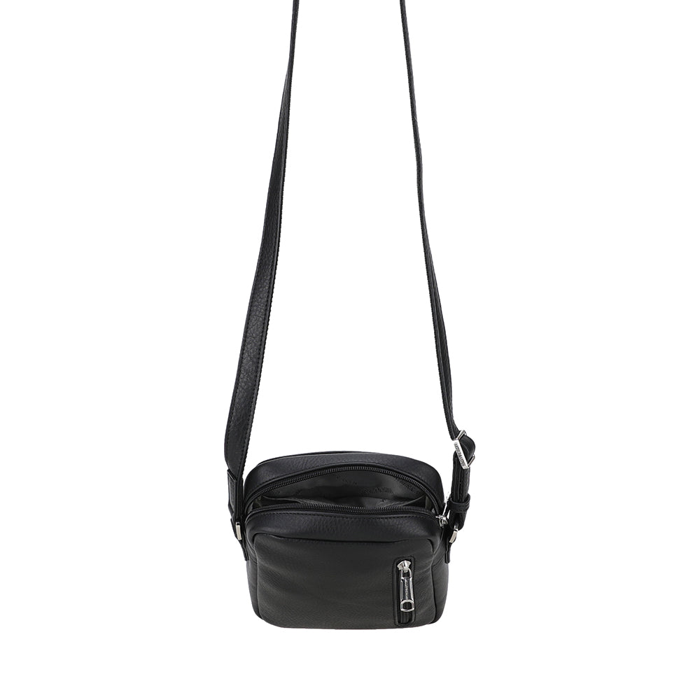arthur-et-aston-ange-petit-sac-travers-cuir-noir-pleine-fleur image 8