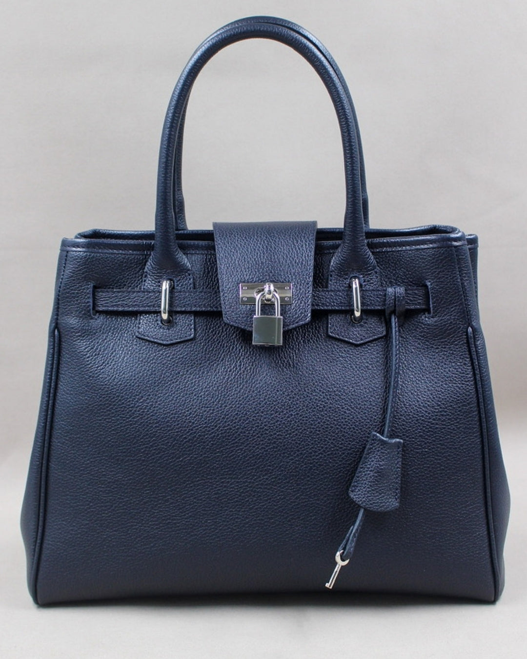 berthille-vend-me-sac-cuir-marine-pleine-fleur image 1