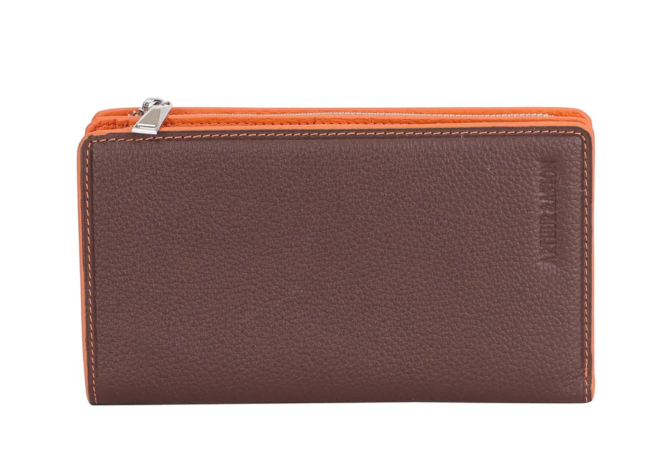 arthur-et-aston-joy-portefeuille-cuir-marron-anti-fraude image 1