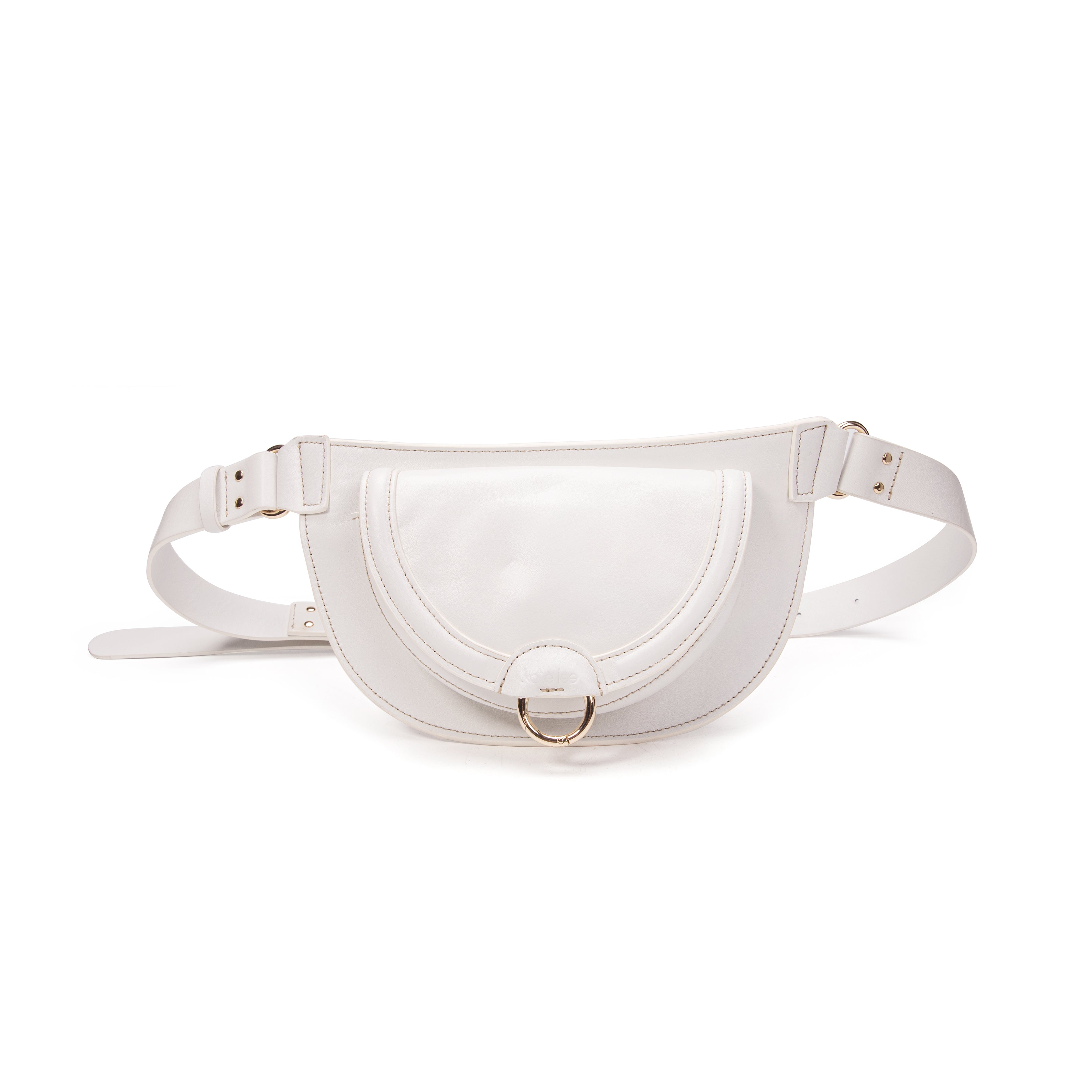 kate-lee-ully-sac-banane-cuir-blanc image 1