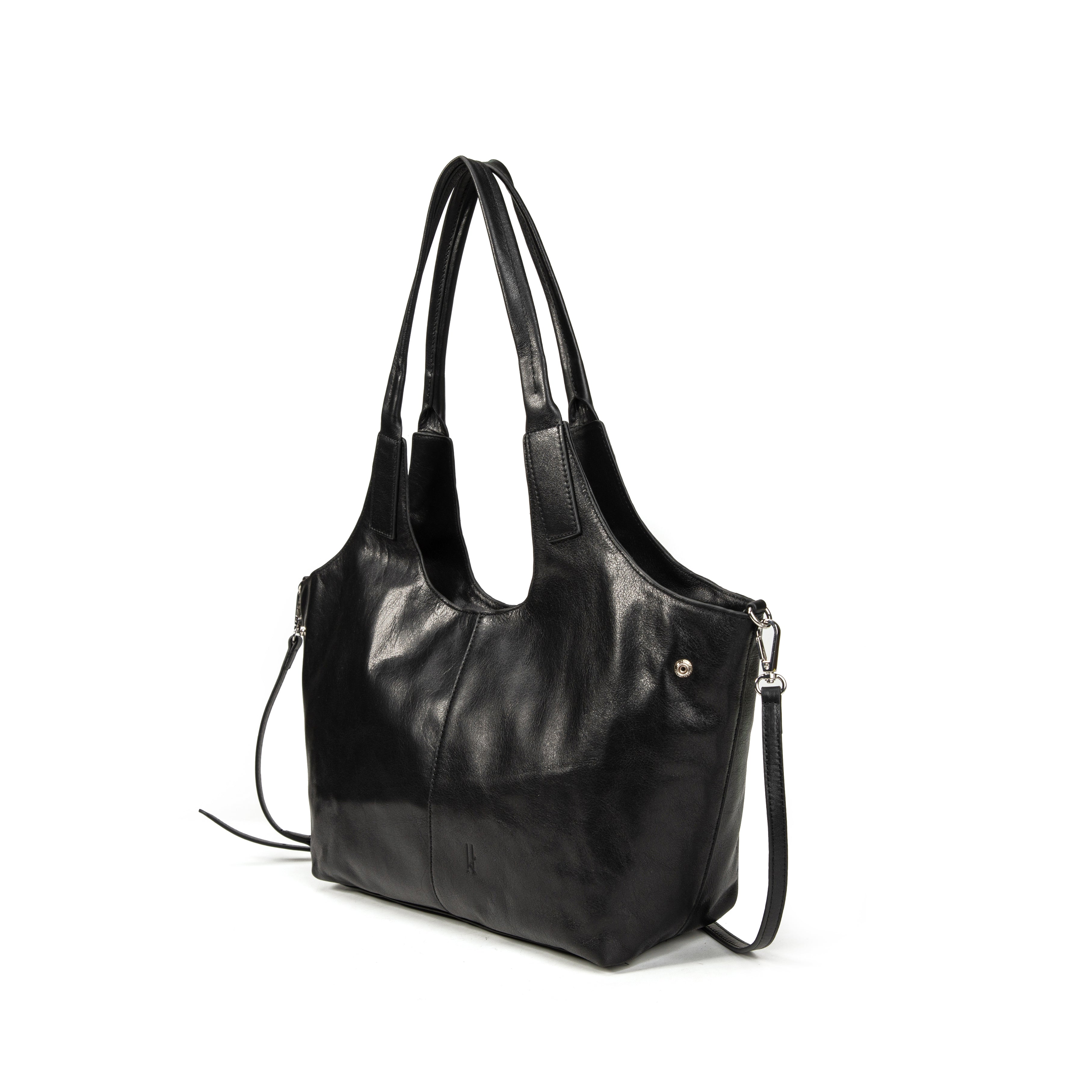 kate-lee-meline-sac-main-cuir-noir-bandouli-re image 4