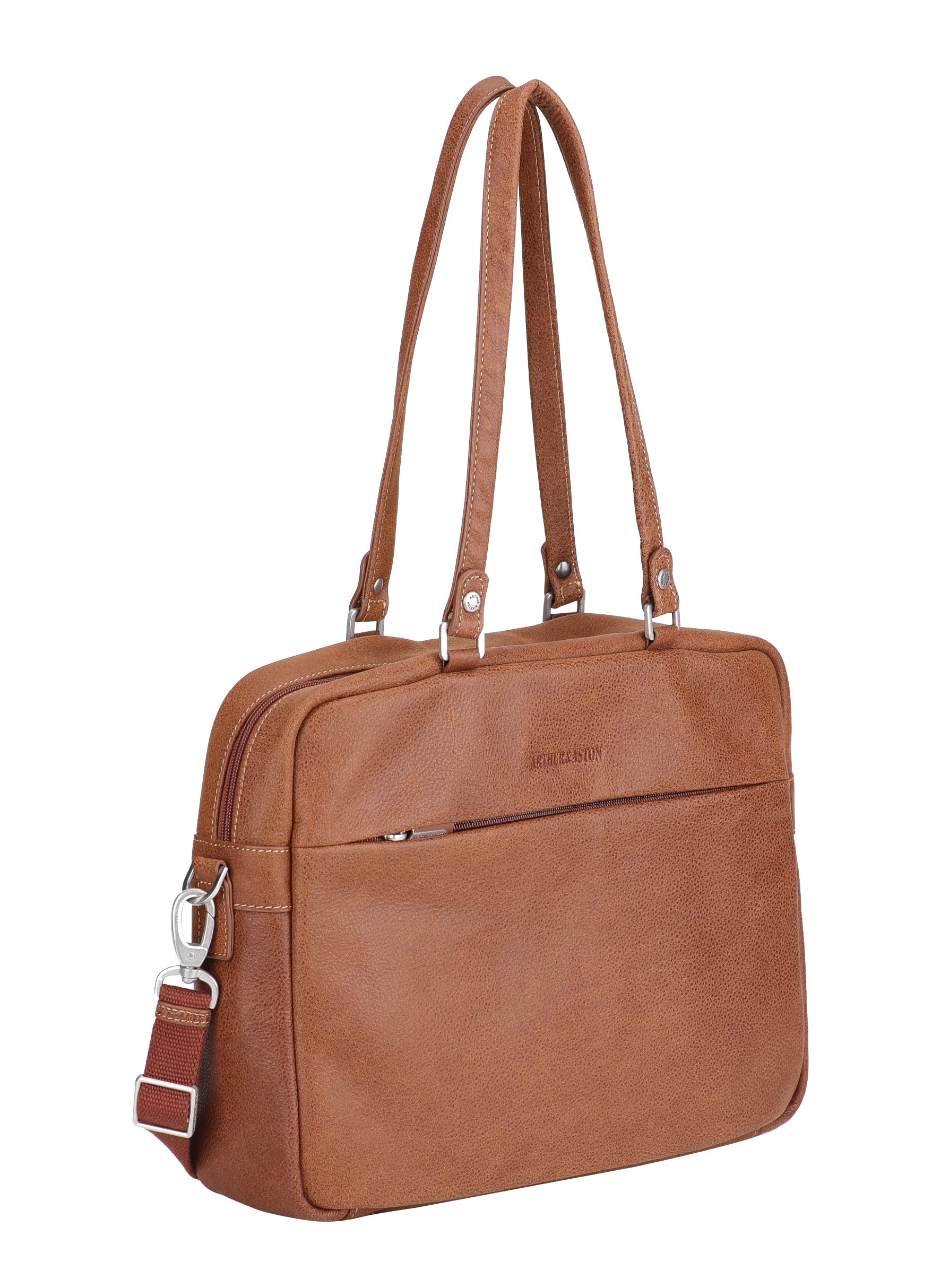 arthur-et-aston-cristiano-sac-shopping-cuir-cognac image 2
