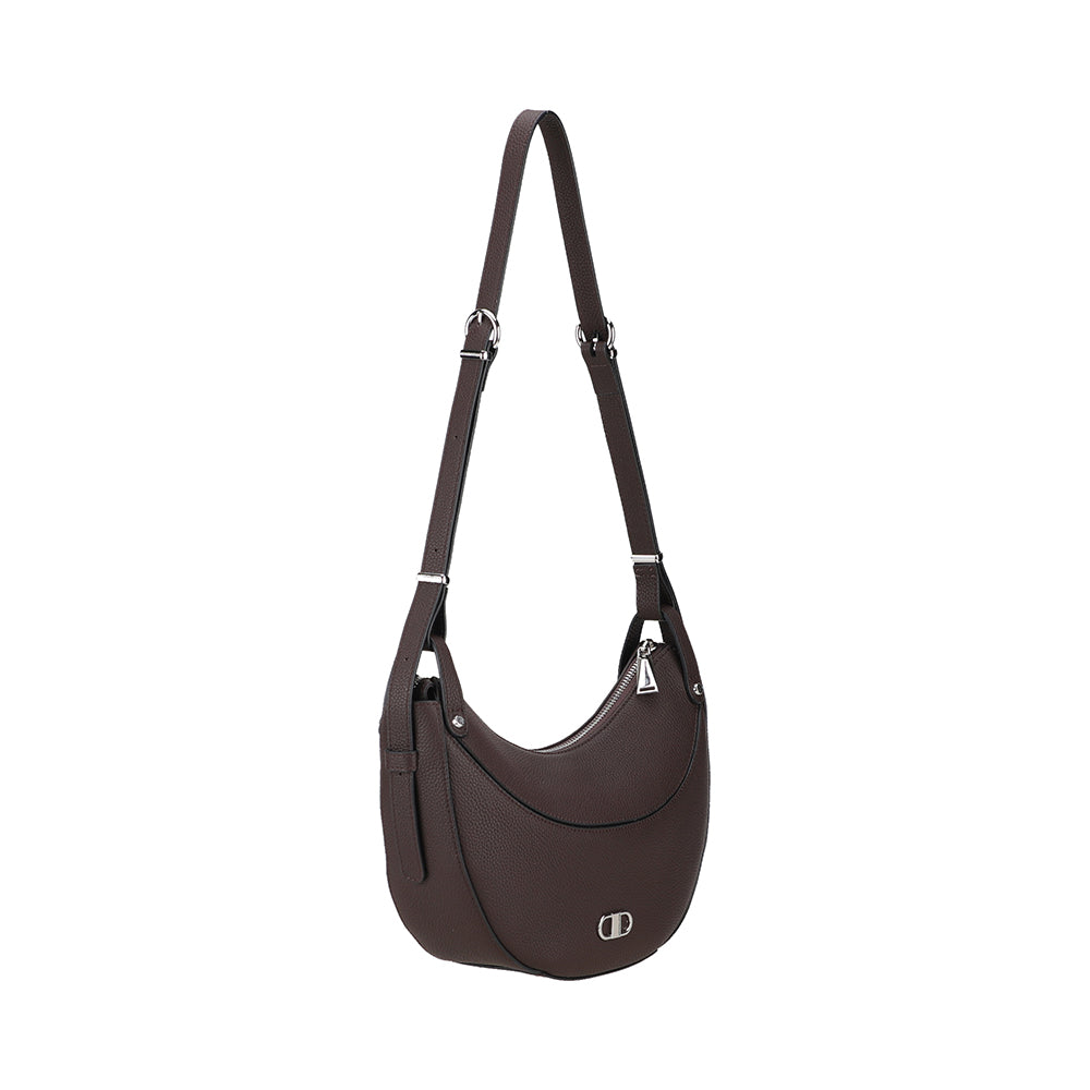 arthur-et-aston-daphn-sac-demi-lune-cuir-chocolat image 5