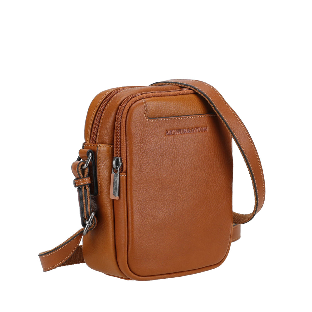 arthur-et-aston-l-on-sac-travers-cuir-noir-vachette image 6