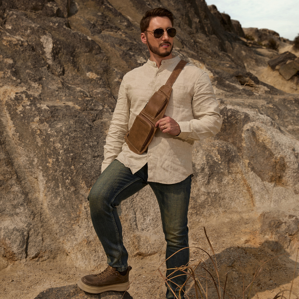 arthur-et-aston-cristiano-body-bag-cuir-cognac-destroy image 3