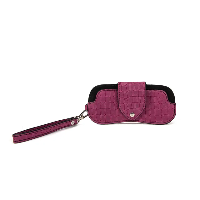 kate-lee-ecrin-tui-lunettes-cuir-rose-croco image 1