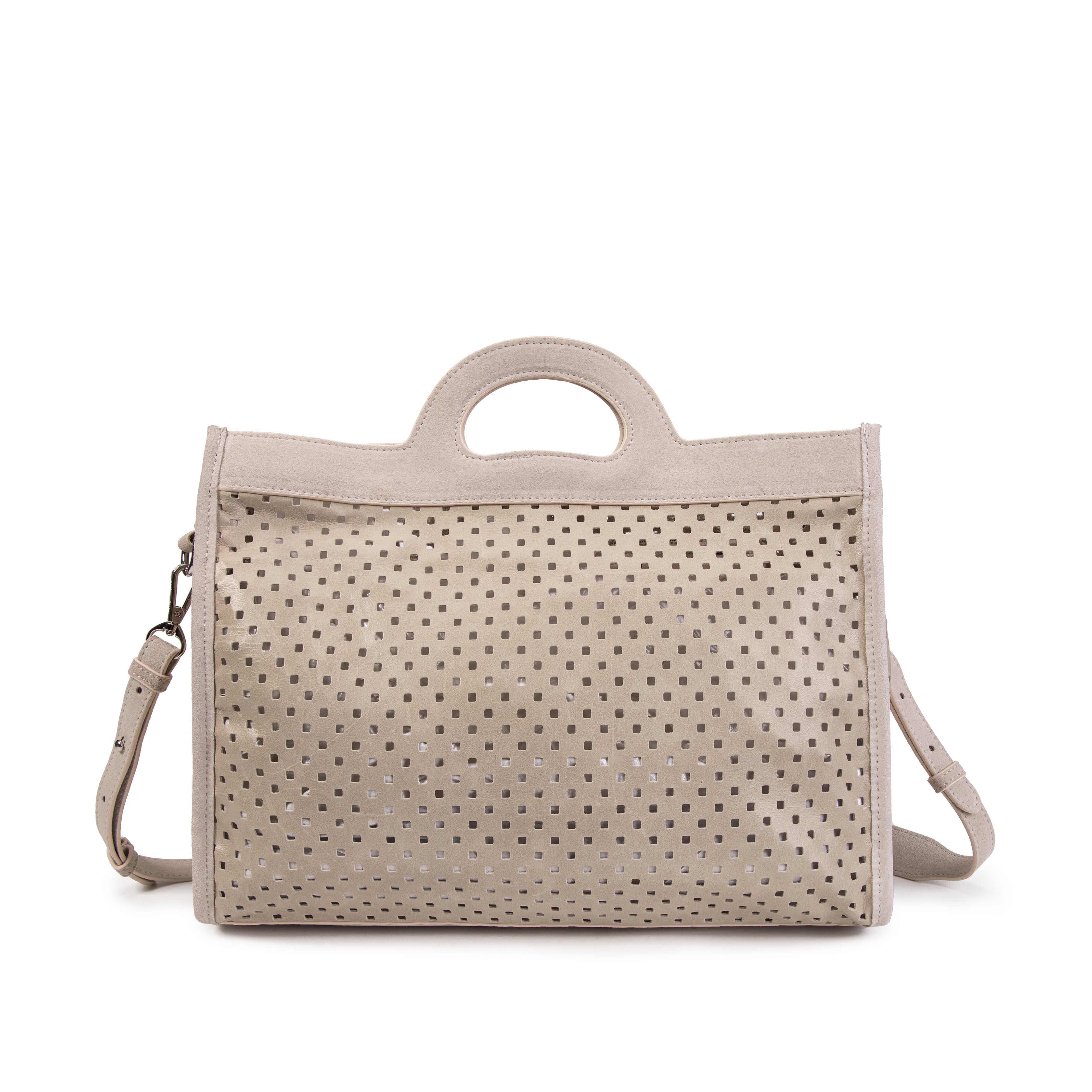 kate-lee-gae-sac-cabas-cuir-beige-perfor image 4