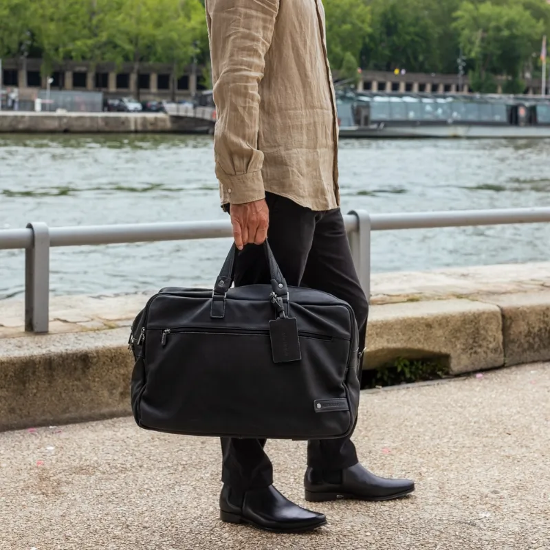 arthur-et-aston-oscar-sac-de-voyage-cuir-noir-pleine-fleur image 1
