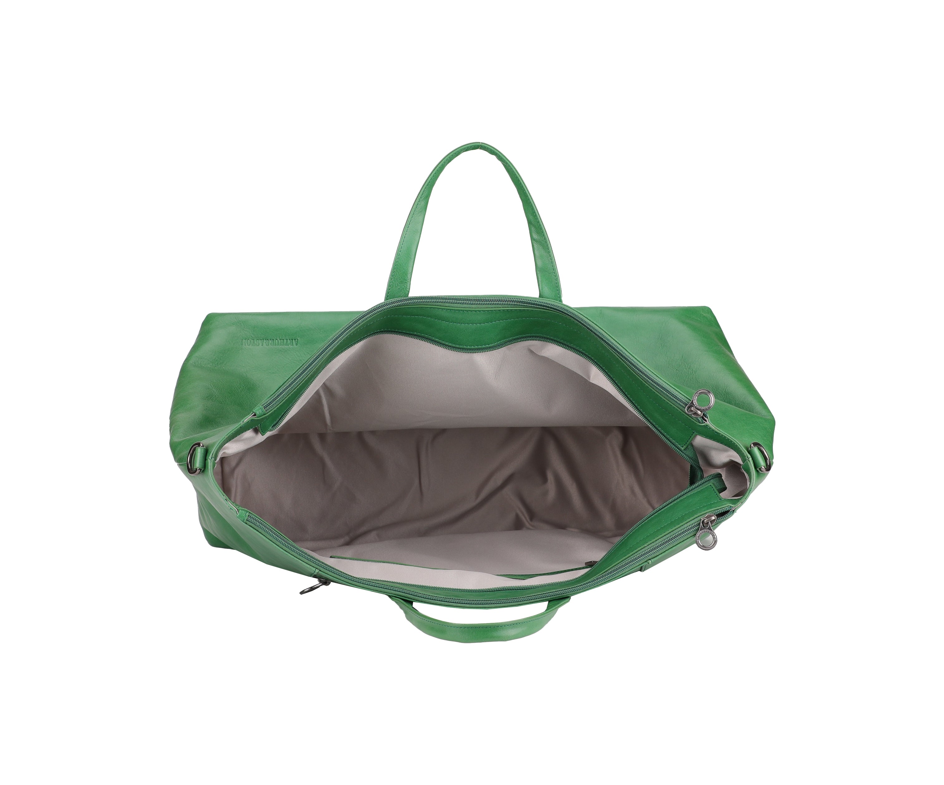 arthur-et-aston-edith-sac-de-voyage-cuir-vert-cabine image 4