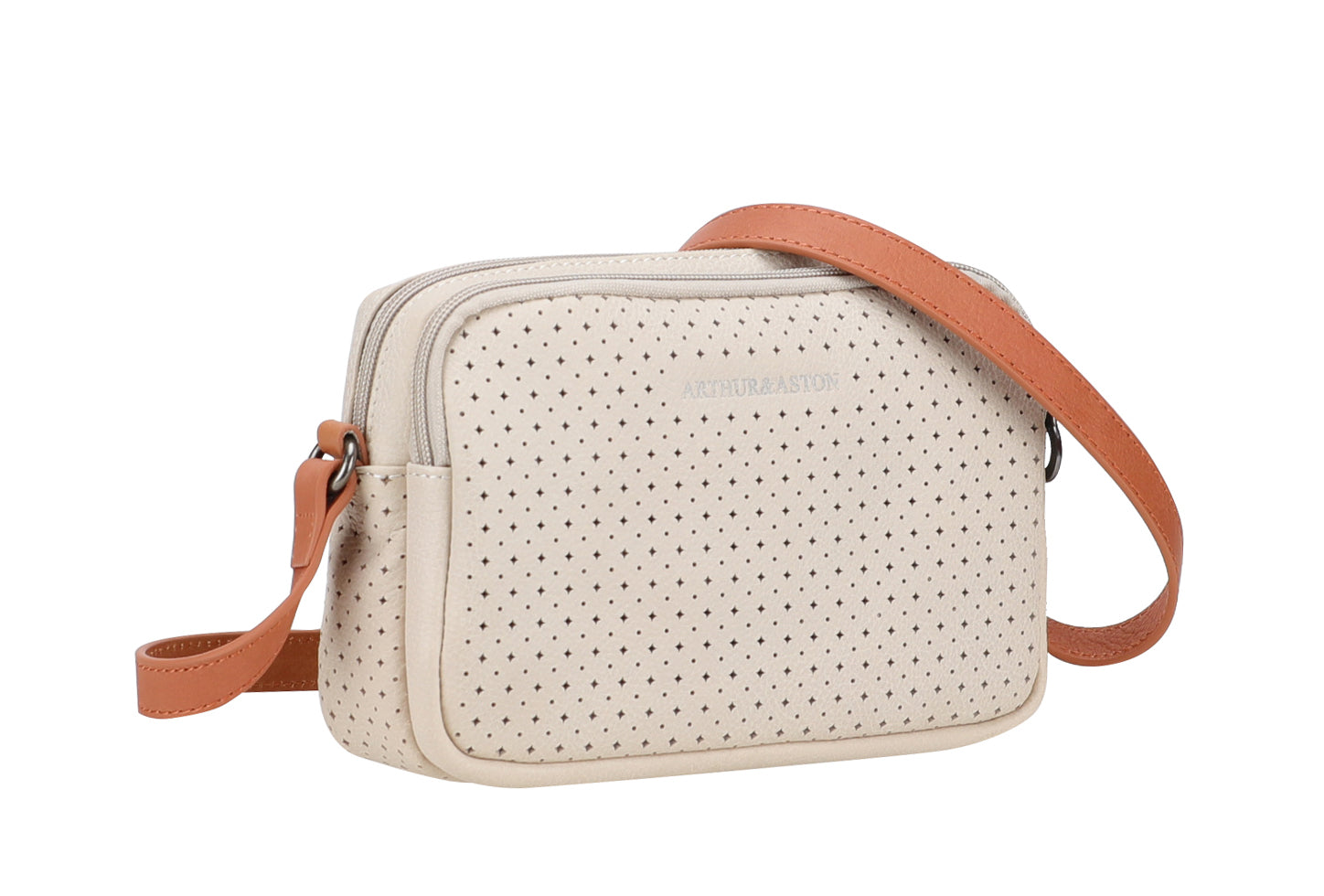 arthur-et-aston-edith-sac-travers-m-cuir-beige-compact image 2
