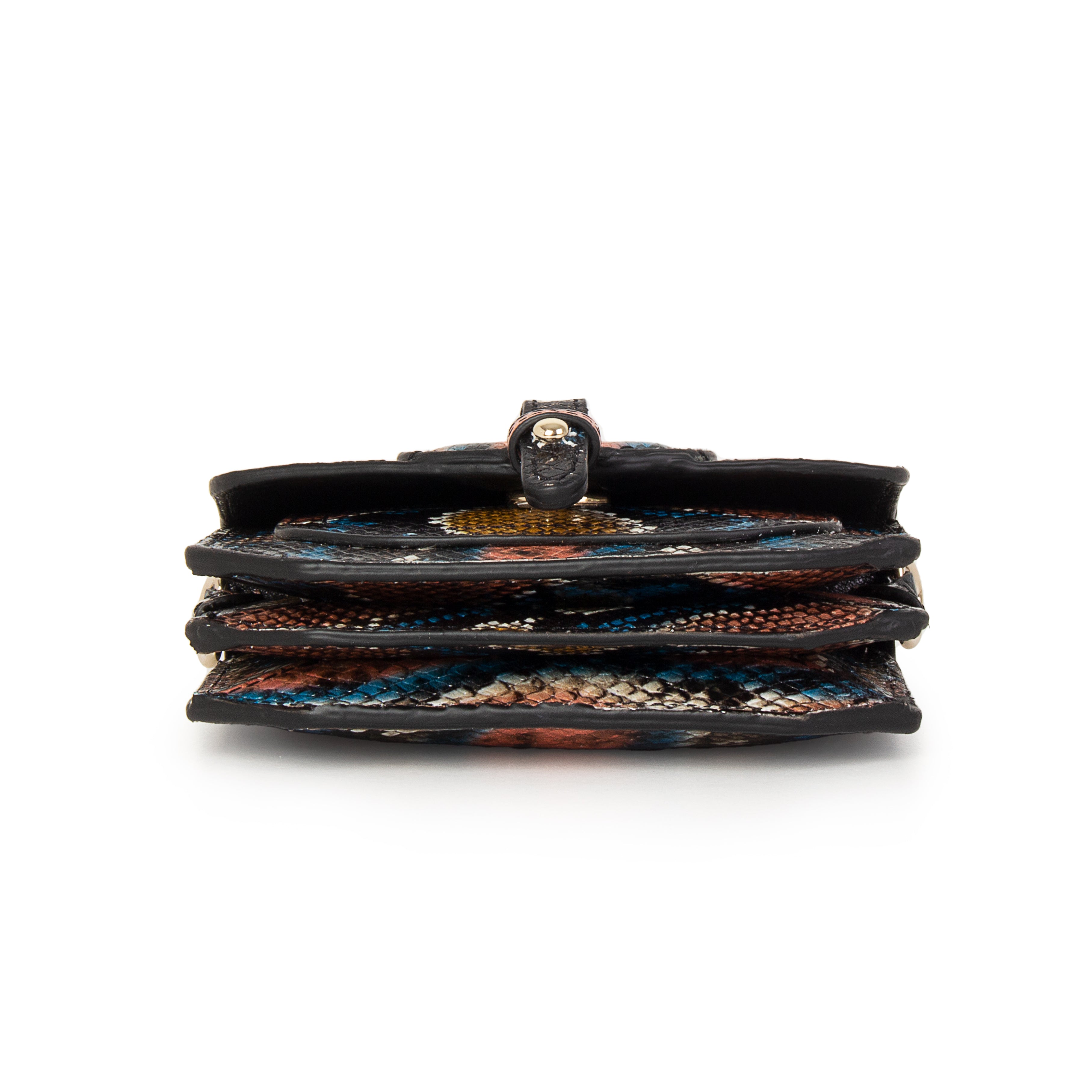 kate-lee-mini-tiny-emelyne-mini-sac-cuir-bleu-beige-serpent image 5