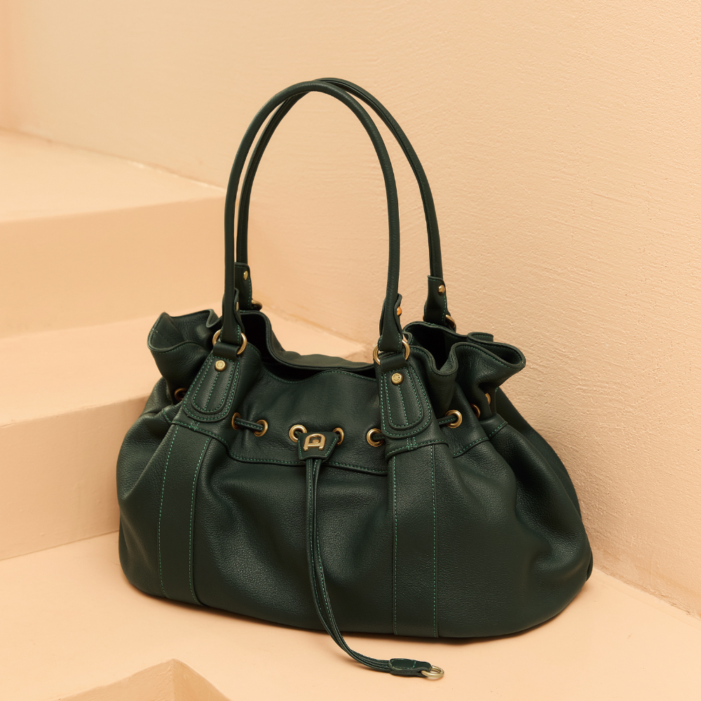 arthur-et-aston-camille-xl-sac-paule-cuir-vert image 7