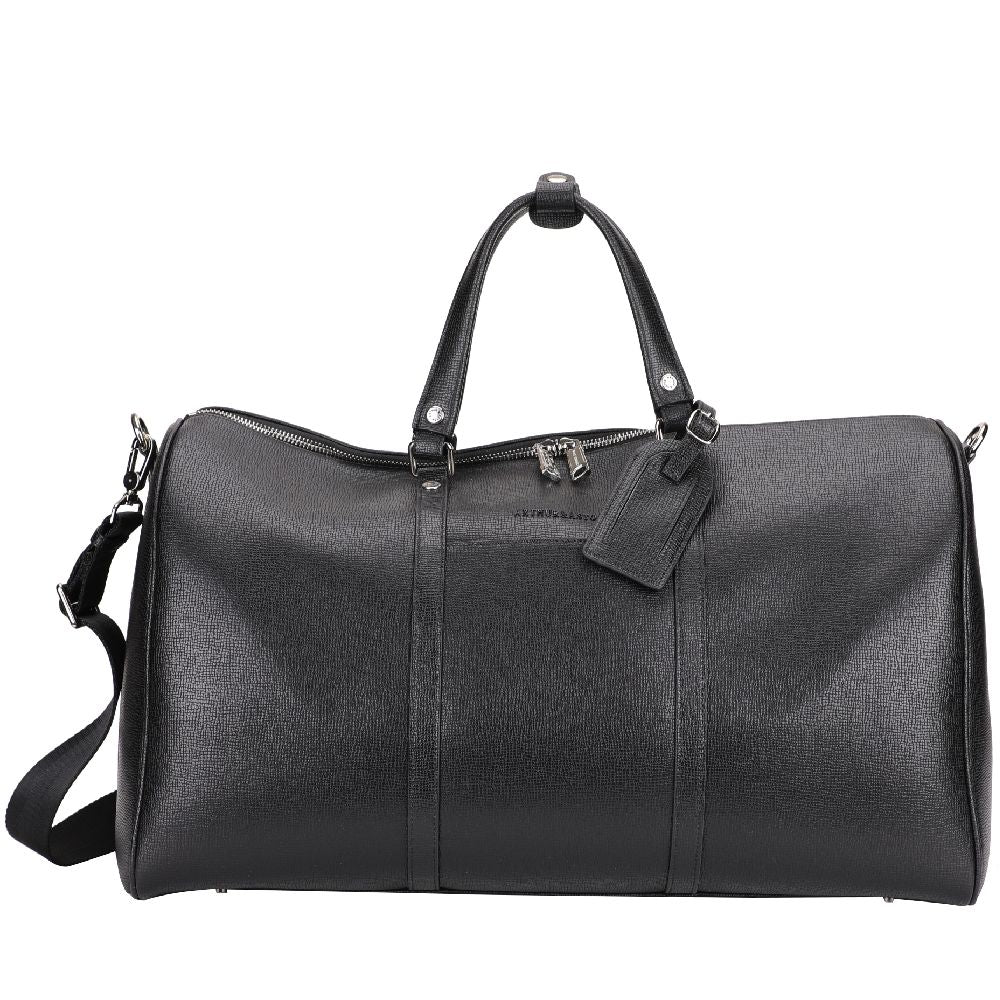 arthur-et-aston-nelson-bagage-main-cuir-voyage-week-end-noir image 1