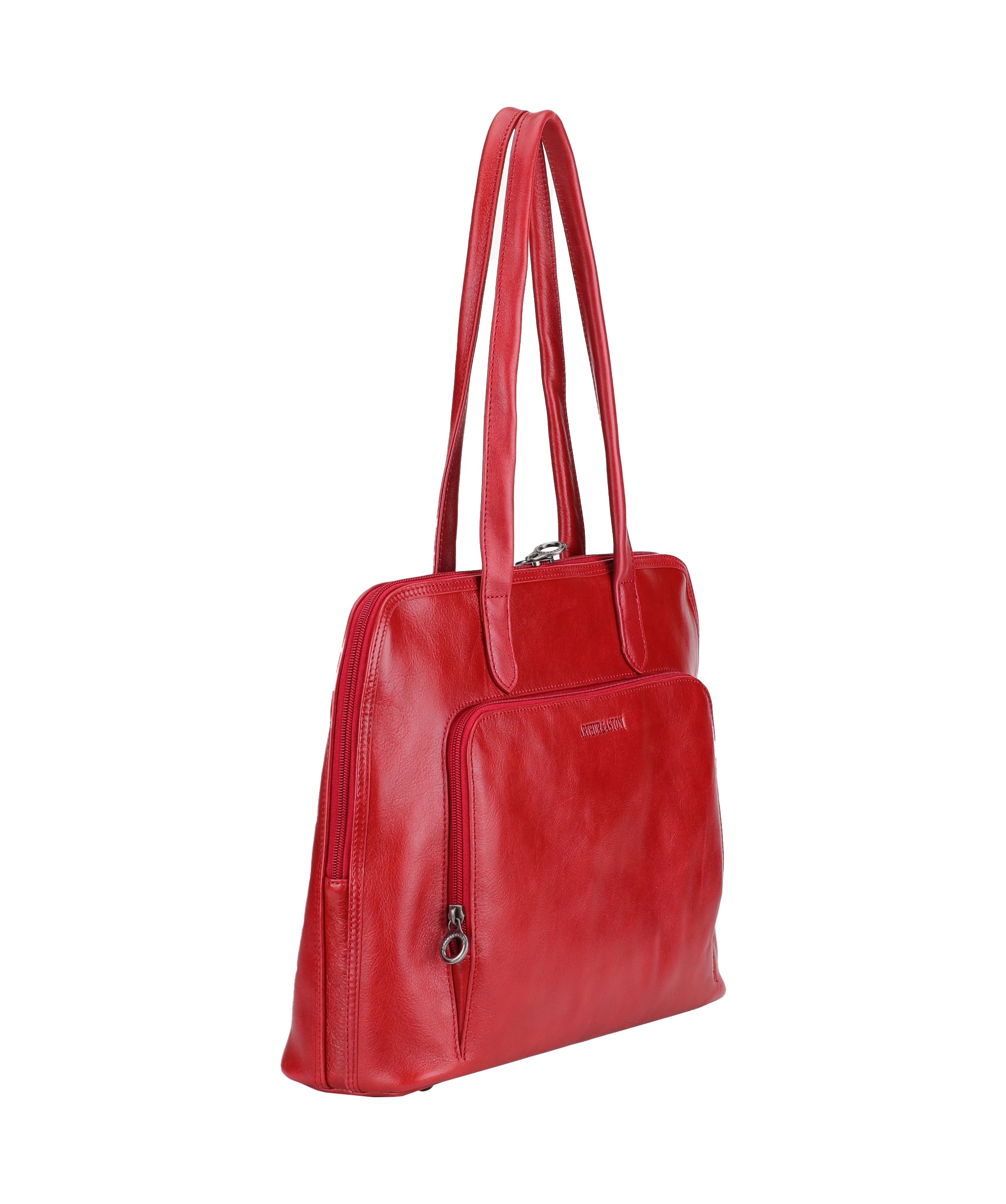 arthur-et-aston-edith-sac-shopping-cuir-femme-rouge image 3