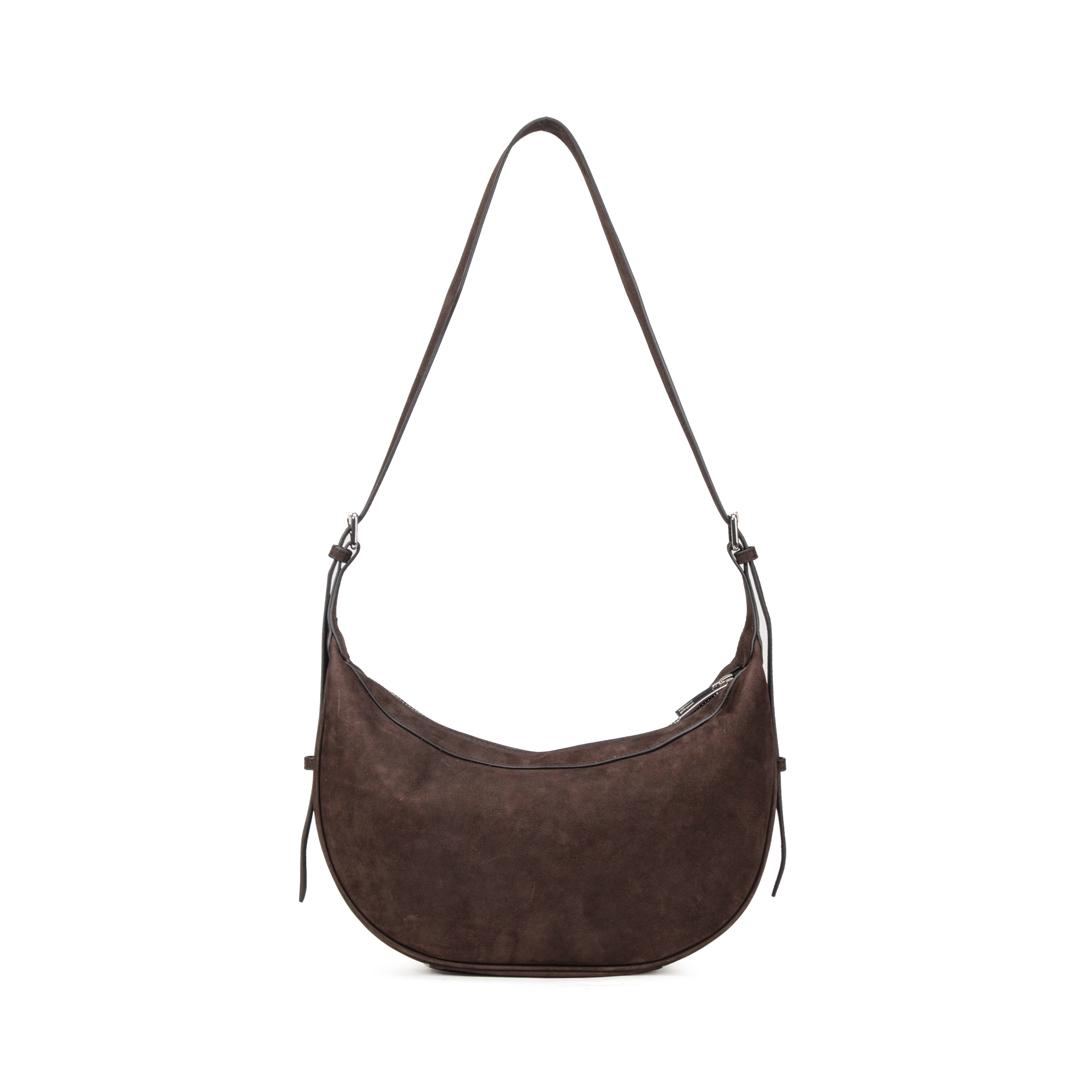 kate-lee-palma-sac-demi-lune-choco-vachette image 4