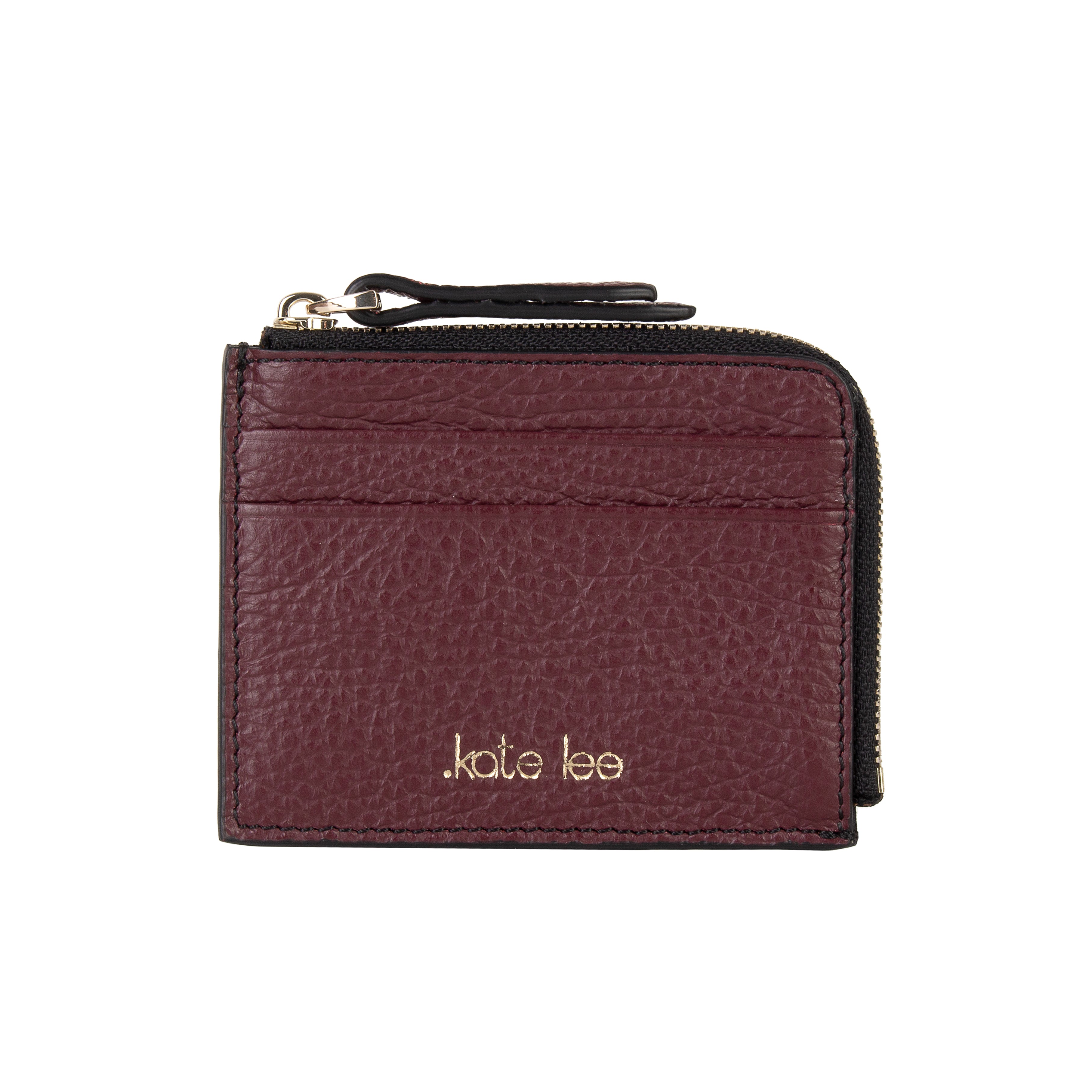 kate-lee-alo-s-g-porte-monnaie-bordeaux-vachette-grain-e image 1