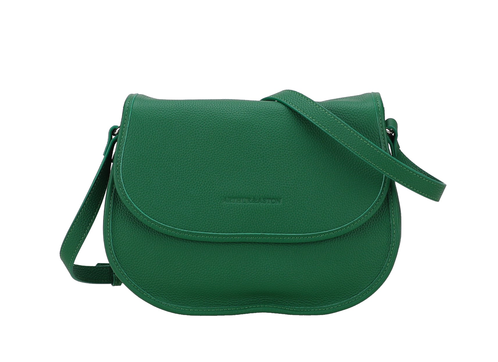 arthur-et-aston-rosalia-m-sac-bandouli-re-cuir-vert image 1