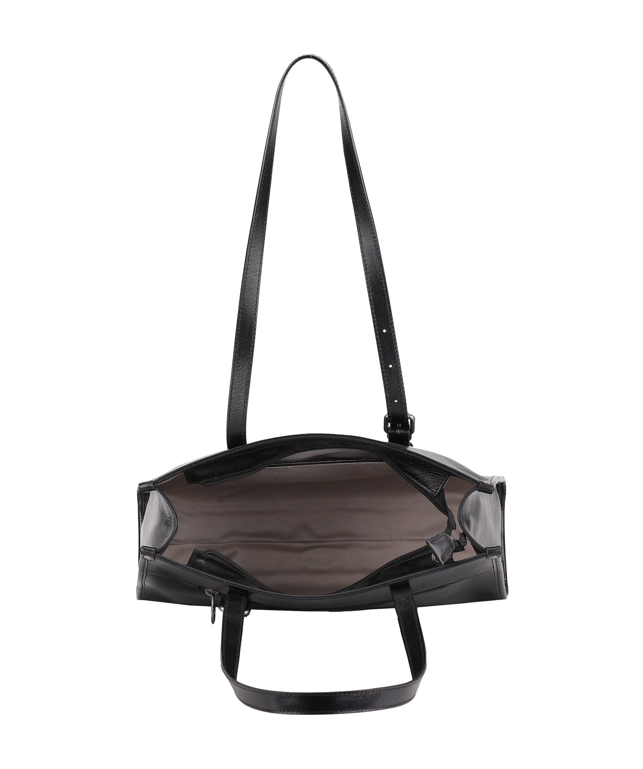 arthur-et-aston-edith-sac-shopping-cuir-noir-a4 image 6