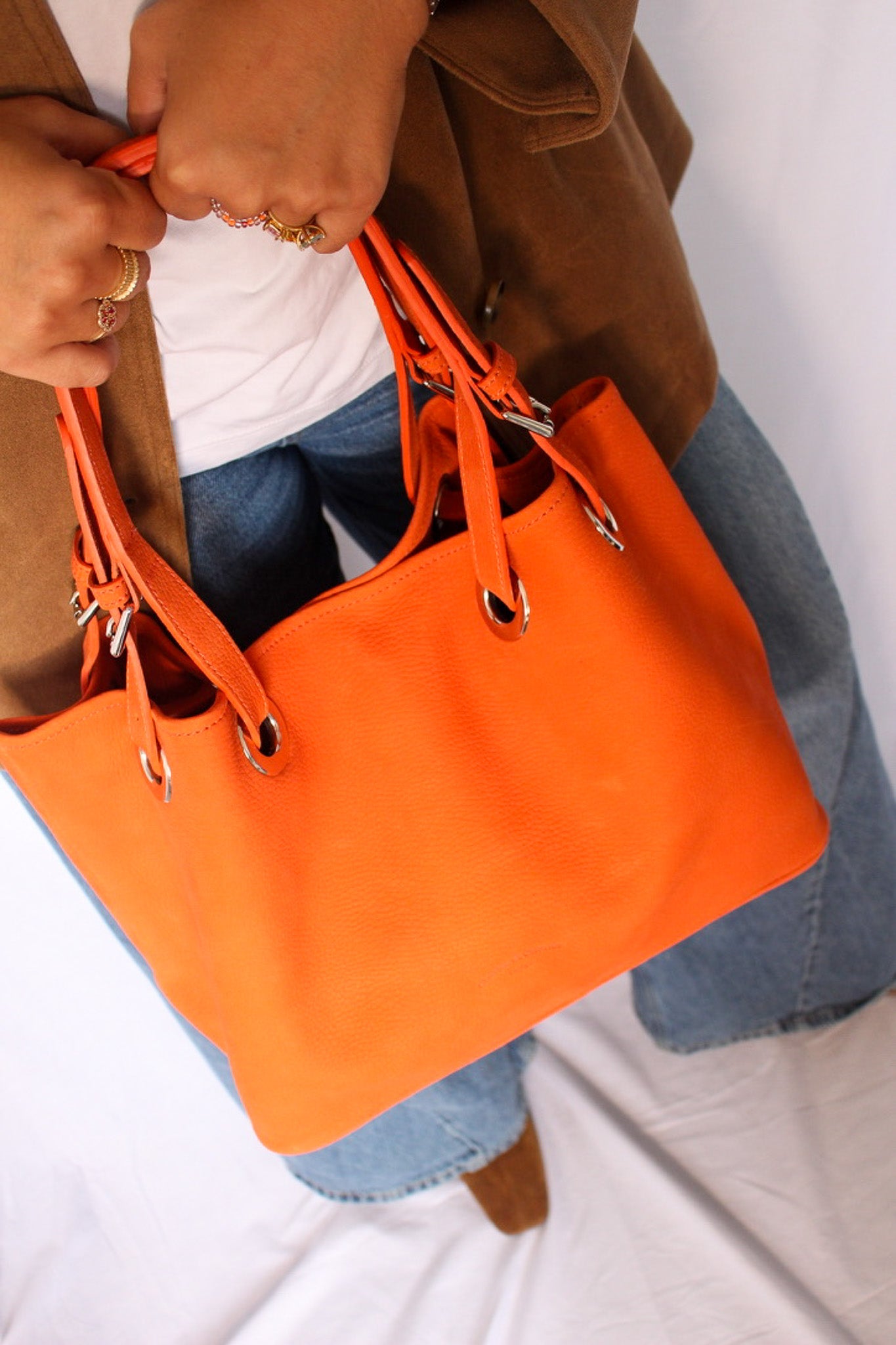 charles-et-charlus-sac-tote-bag-cuir-nubuck-kaki-fabriqu-france image 6