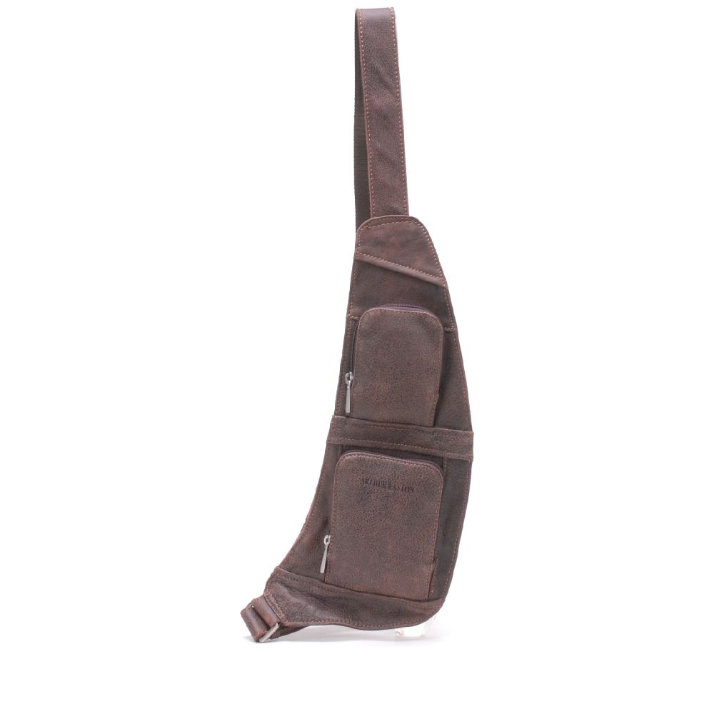 arthur-et-aston-cristiano-body-bag-cuir-cognac-destroy image 5