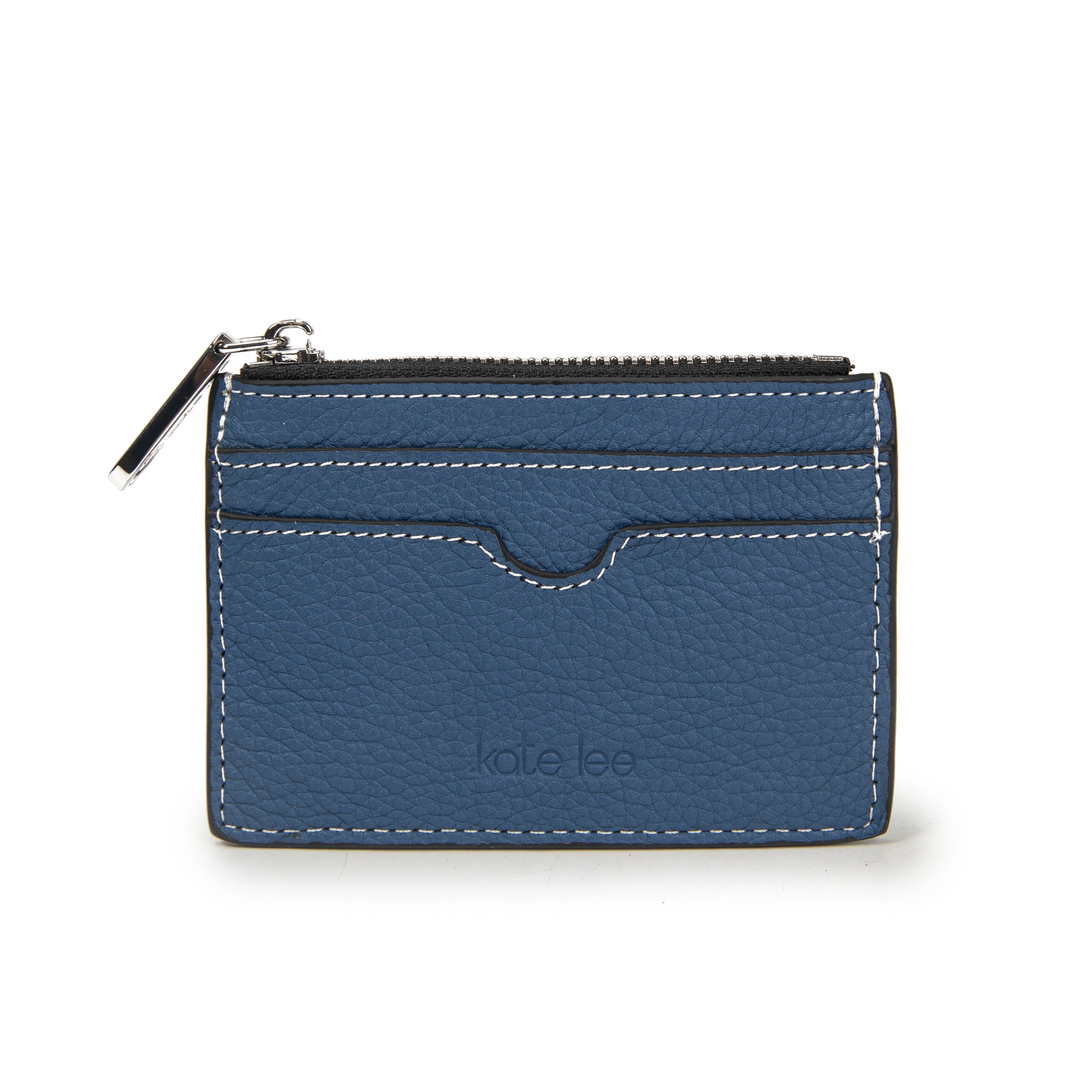 kate-lee-anyssa-g-porte-monnaie-cuir-grain-bleu image 1