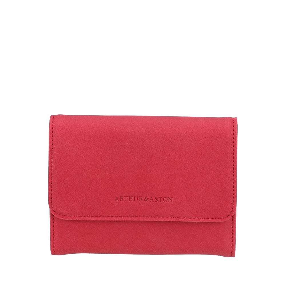 arthur-et-aston-ma-petit-portefeuille-cuir-fushia-rfid image 1
