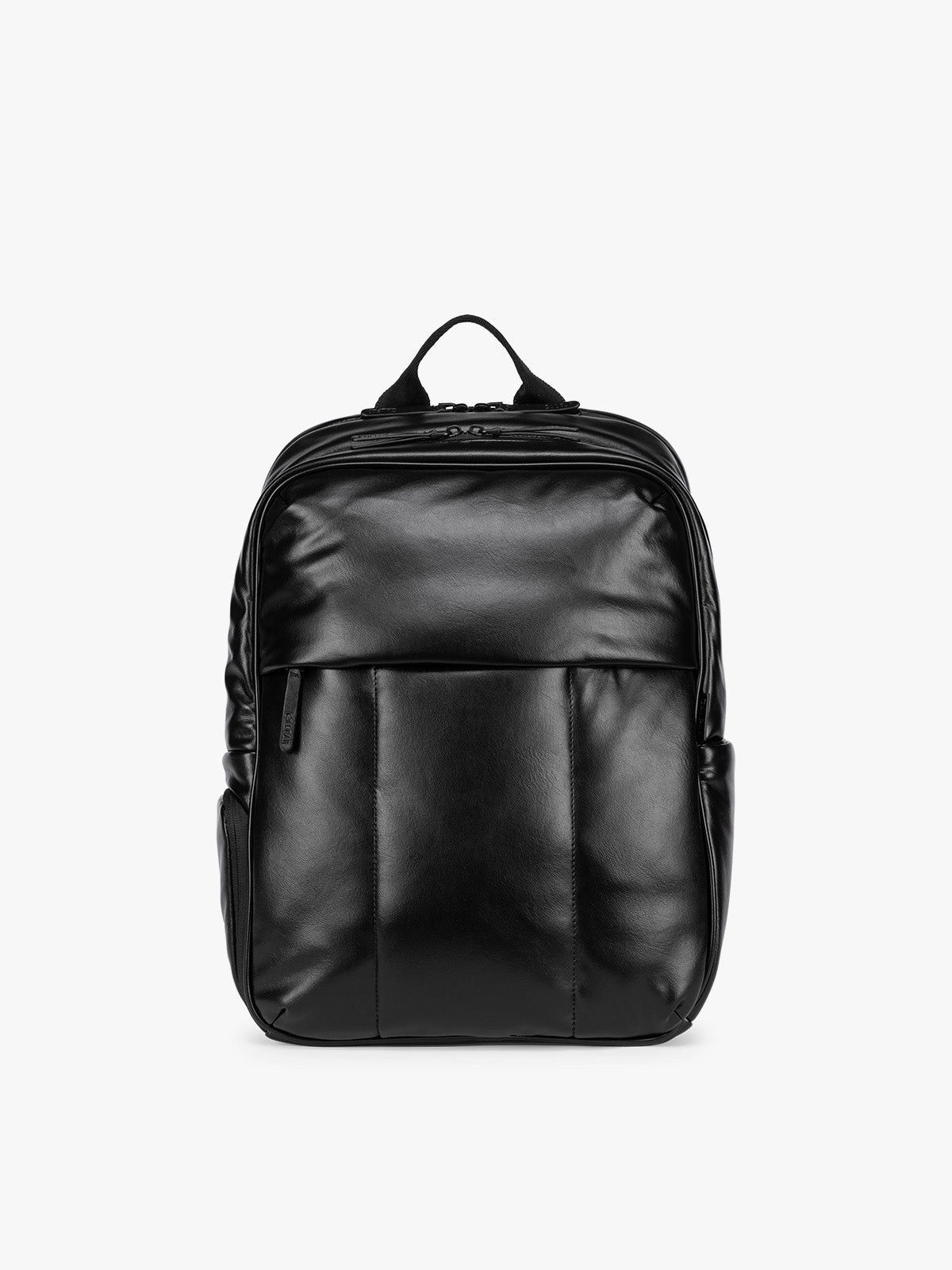 calpak-luka-15-backpack-sac-dos-pc-cuir-vegan-noir image 1