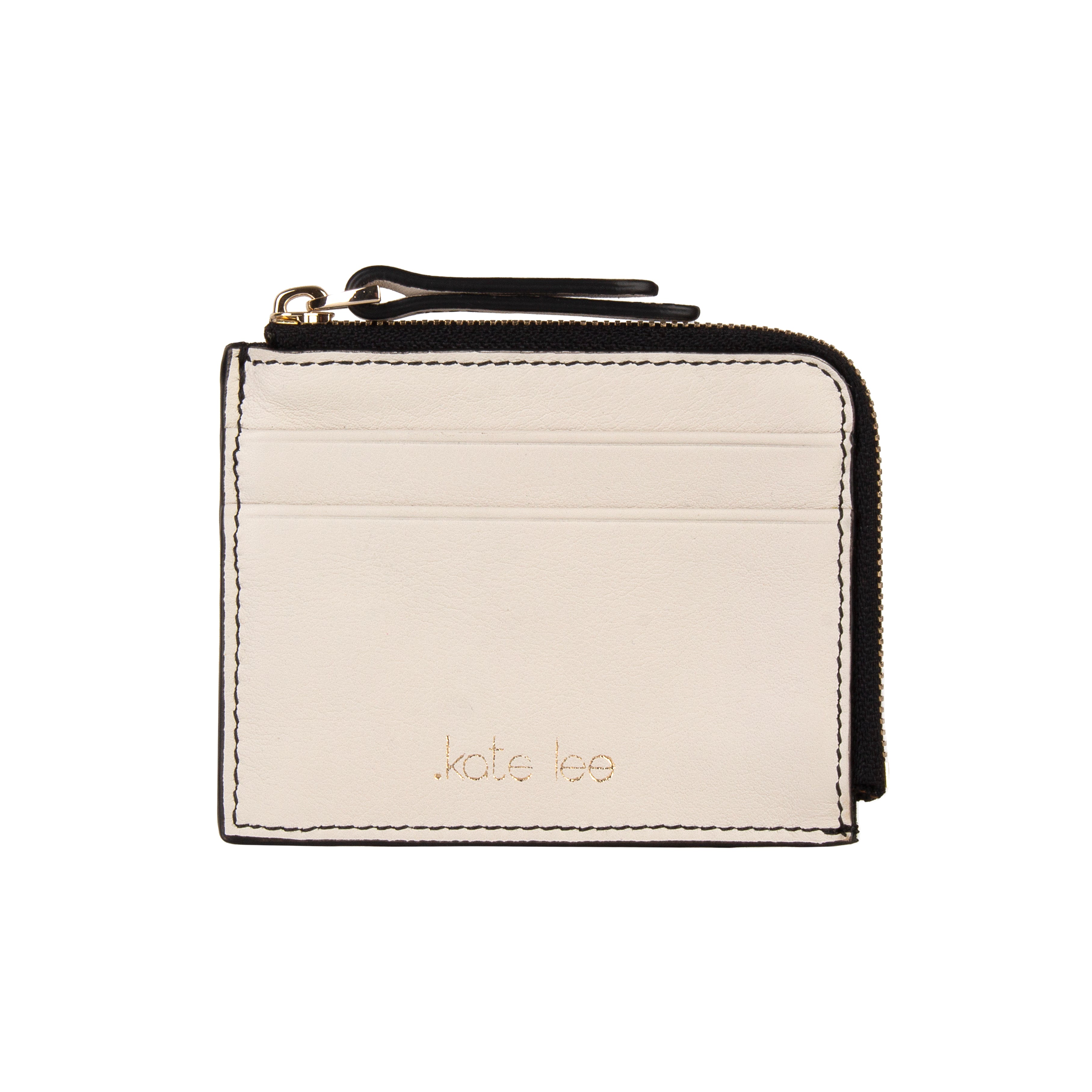 kate-lee-alo-s-porte-cartes-cuir-zipp-blanc-cass image 1