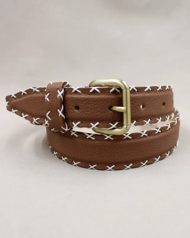 berthille-point-de-croix-3204-ceinture-cuir-noir-90 image 1