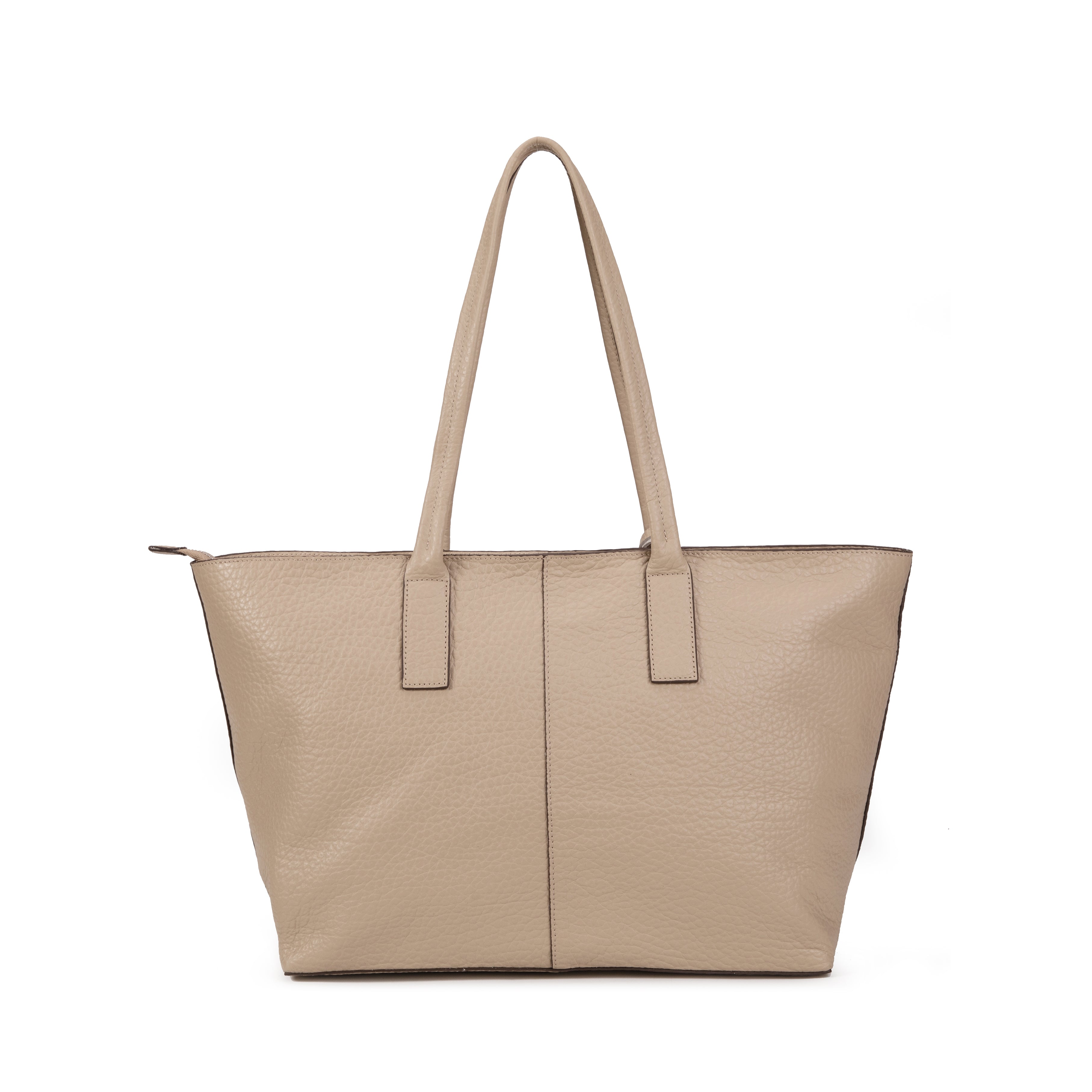 kate-lee-esmeralda-sac-cabas-cuir-gris-grain image 4