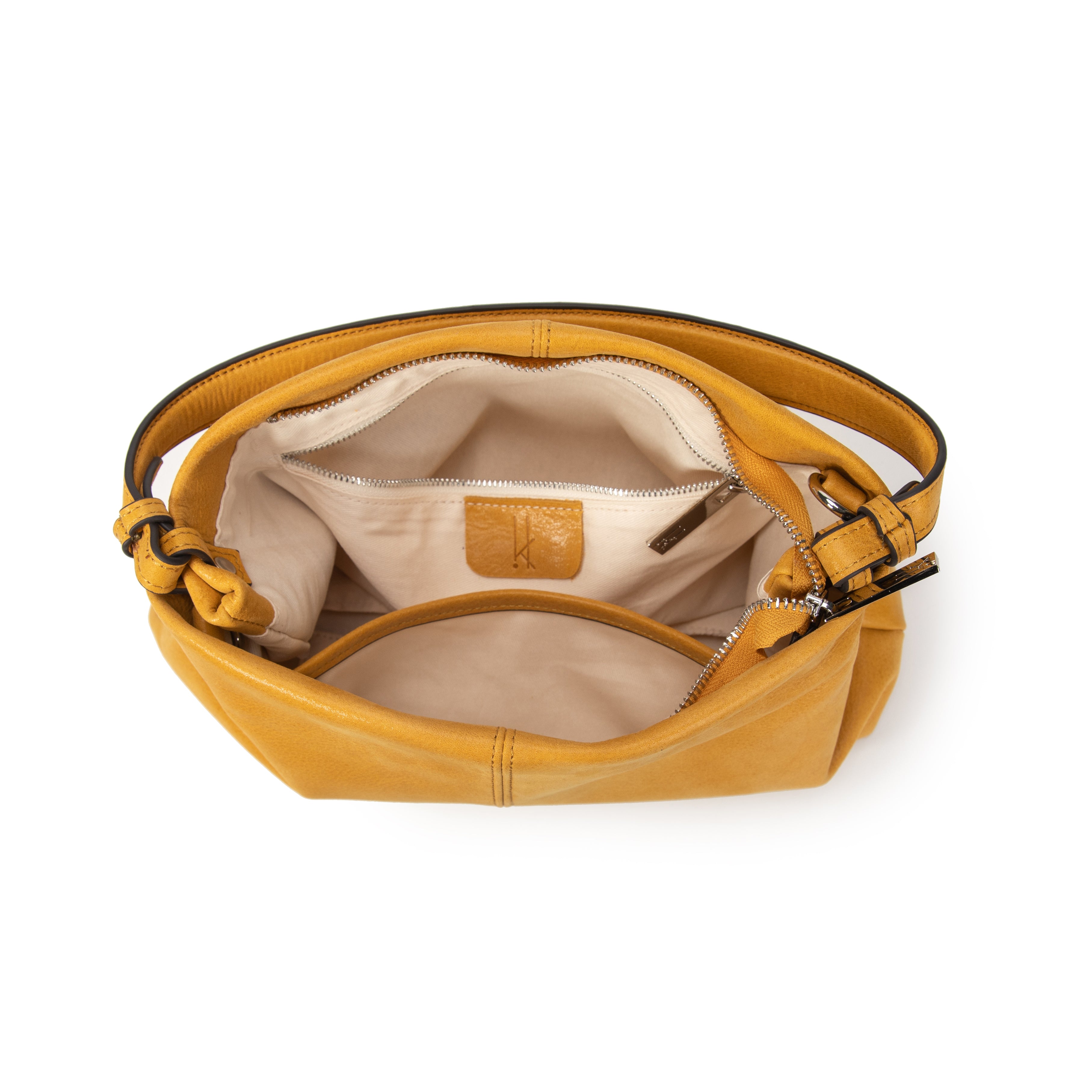 kate-lee-emma-sac-cuir-iris-jaune-compact image 3