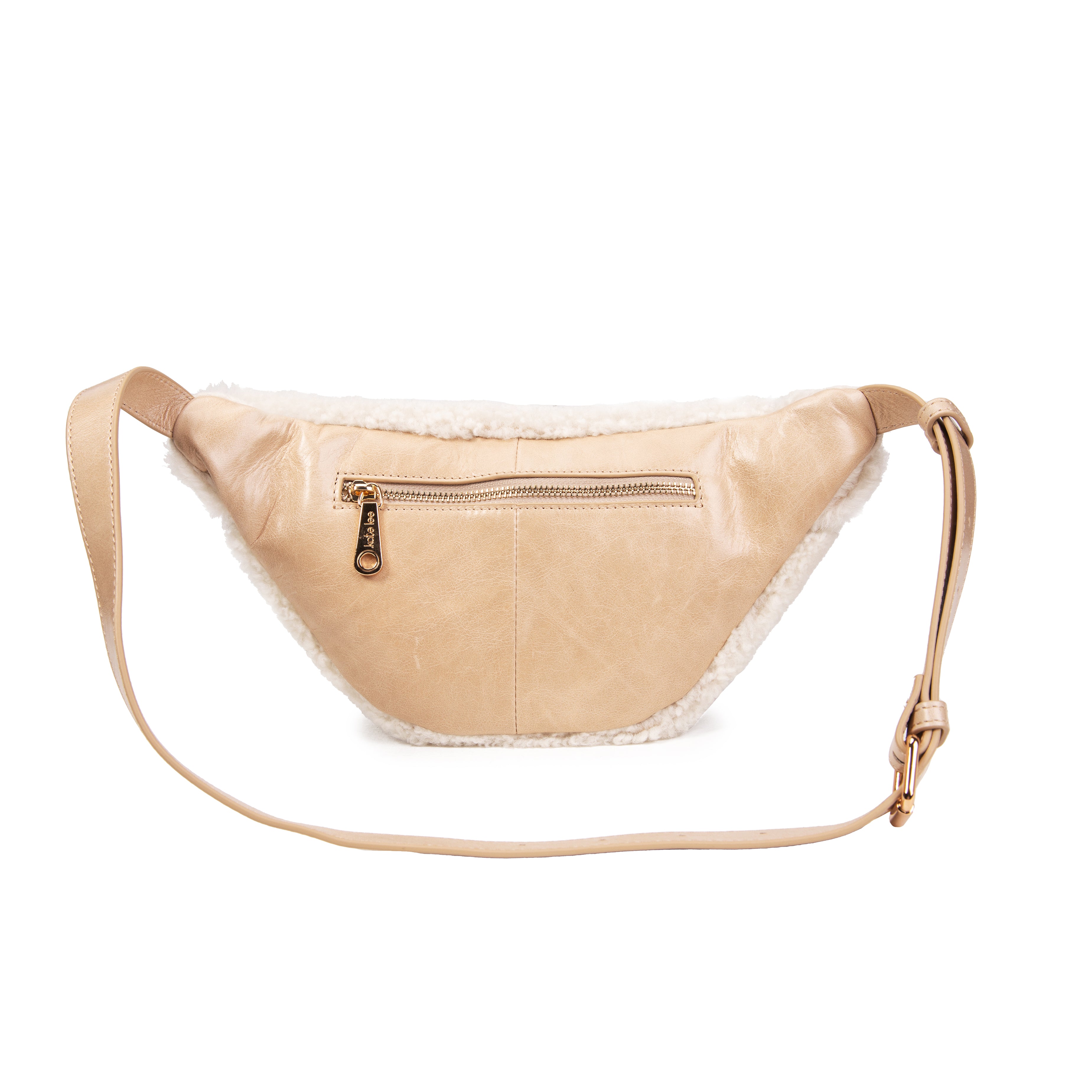 kate-lee-triomf-sac-banane-shearling-beige-zip image 4